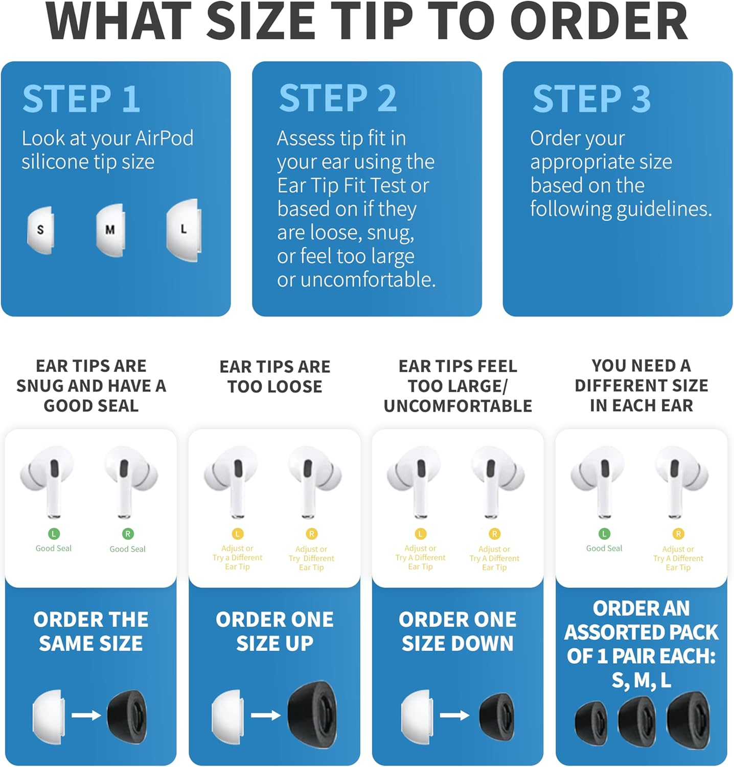 Comply Foam Ear Tips for Apple Airpods Pro Generation 1 & 2 Lilac Purple Ultimate Comfort | Unshakeable Fit | Medium, 3 Pairs