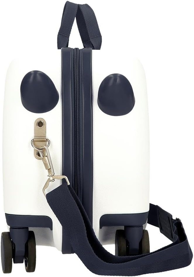 Enso Play All Day Children'S Suitcase White 45X31X20Cm Hard ABS 27.9L 1.8 Kg 0 Hand Luggage, White, Cabin Suitcase, White, Cabin Suitcase