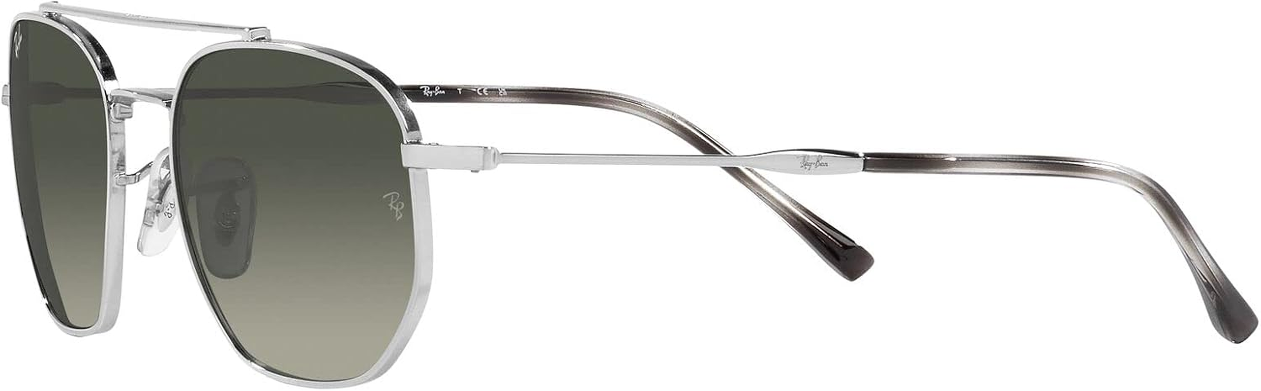 RAY-BAN Non Polarised Sunglasses, 0RB3707, Silver & Grey, 57Mm image number 3