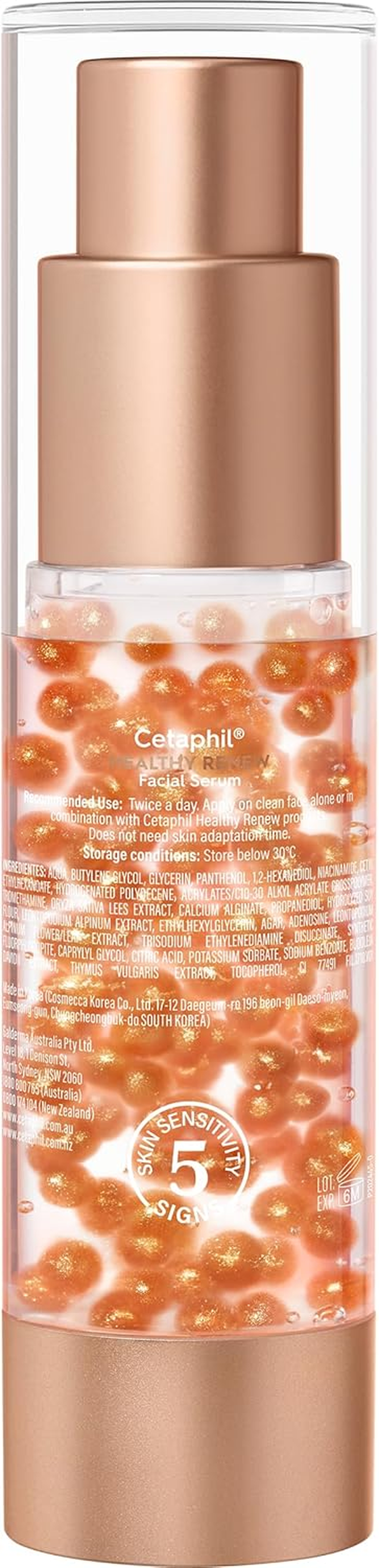 Cetaphil Healthy Renew Facial Serum, 30G, Anti-Ageing Formula with Purified Peptides, Contains Niacinamide (Vitamin B3) and Panthenol (Vitamin B5), Dermatologist Tested for Sensitive Skin image number 1