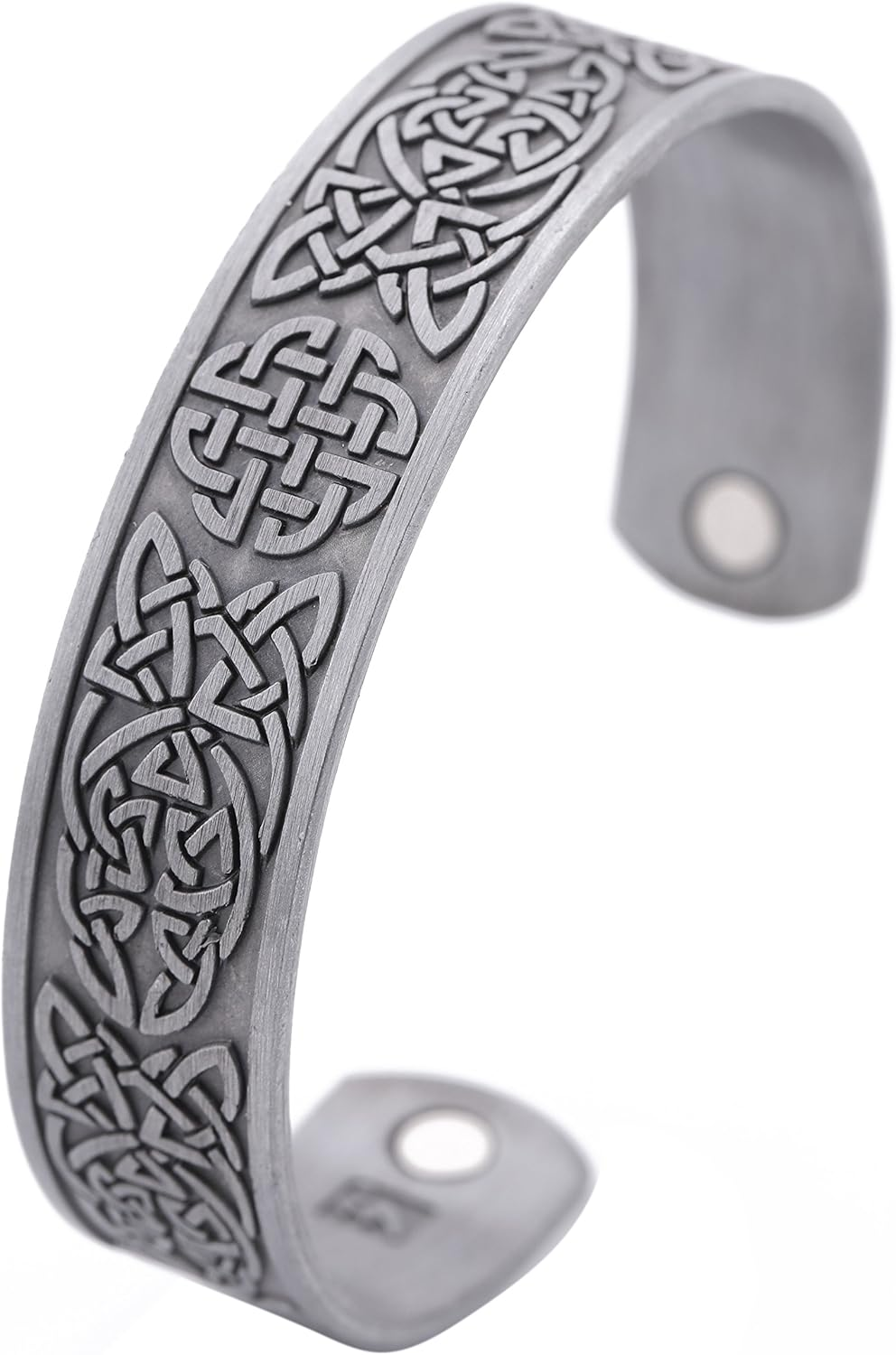 My Shape Classic Irish Celtic Knot Bracelet Magnetic Therapy Cuff Bangle Irish Pattern Jewelry
