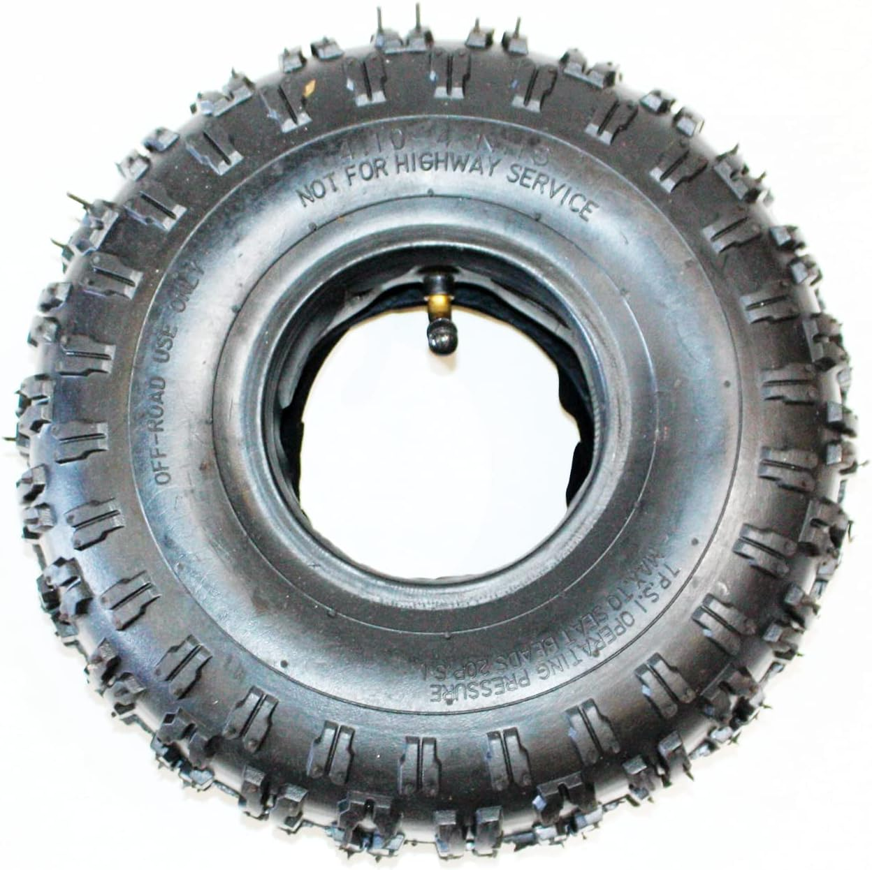 BLYGO 3.50-4 4" Inch 4.10-4 Tyre Tire + Tube 49Cc Mini Quad Dirt Bike ATV Buggy image number 1