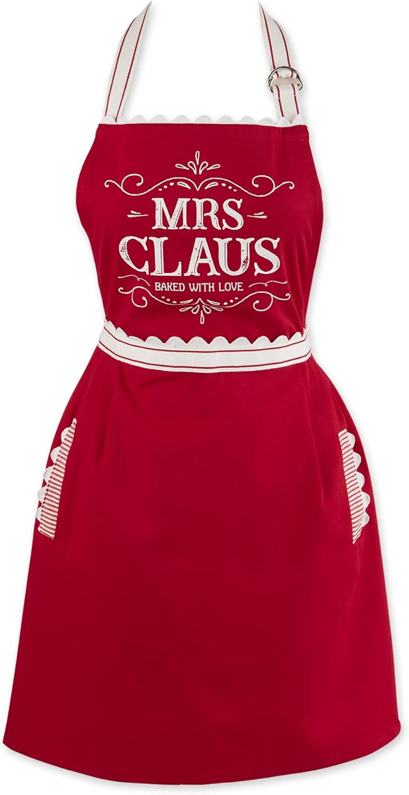 DII Christmas Kitchen Towels Decorative Embellished Cotton Dish Towel Set, 18X28, Let It Snow, 2 Count