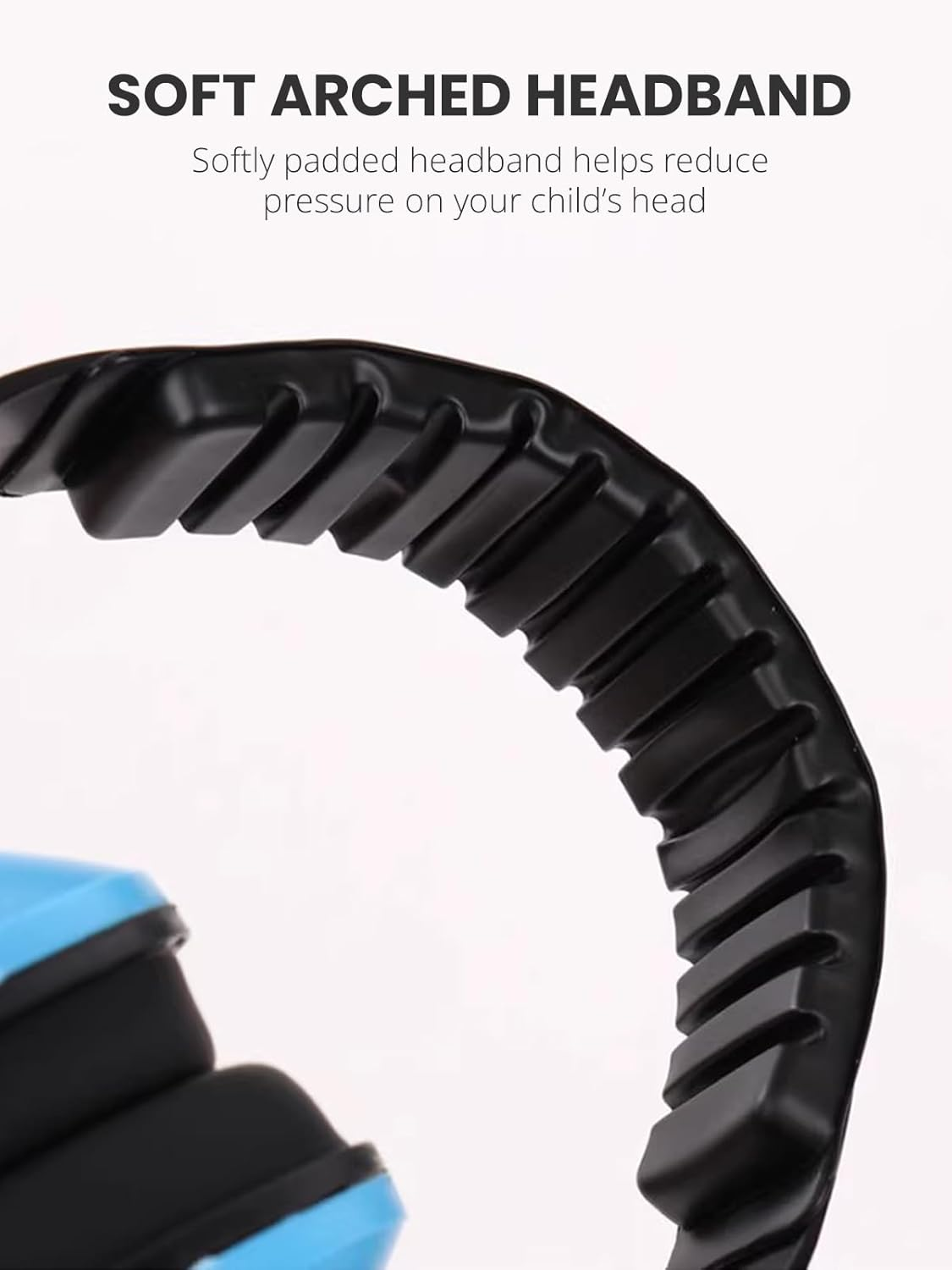 Kids Noise Reduction Ear Muffs, 21Db Hearing Protection for Toddlers & Children, Ideal for Concerts, Fireworks, Shooting &ndash; Blue image number 3