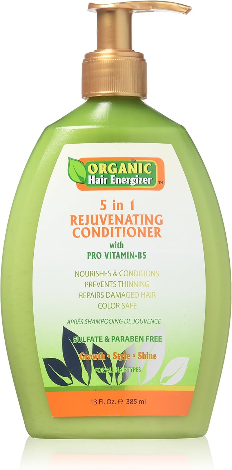 Organic Hair Energizer 5 in 1 Rejuvenating Conditioner, 13 Ounce image number 2