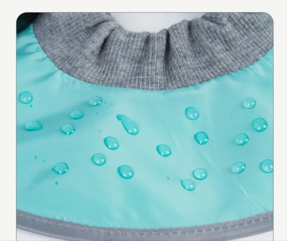 1Pc Dog Neck Cone Collar, Cat Recovery Collar Adjustable Cat Neck Protective Collar,Adjustable Pet Protective Collar Dog Recovery Collar, L Size, Green ﻿ image number 2