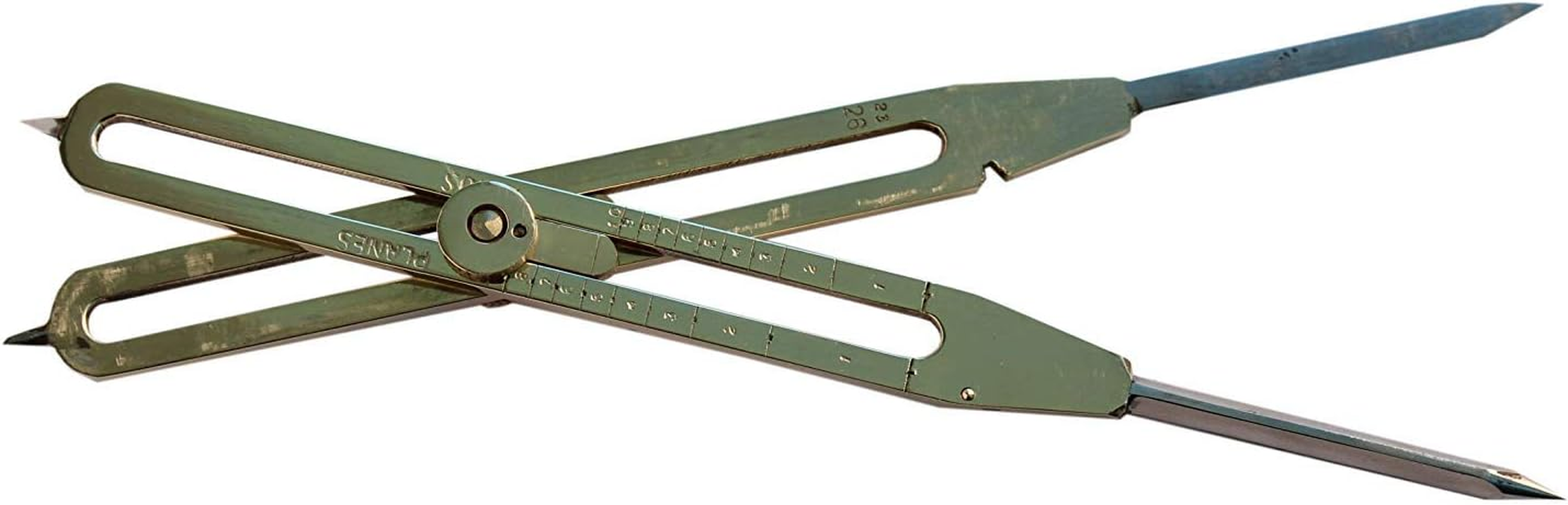 NAUTICALMART Artist Proportional Scale Divider Drawing Tool Professional 9" Long Solid Brass with Heavy Duty Steel Point with with Wooden Box image number 4