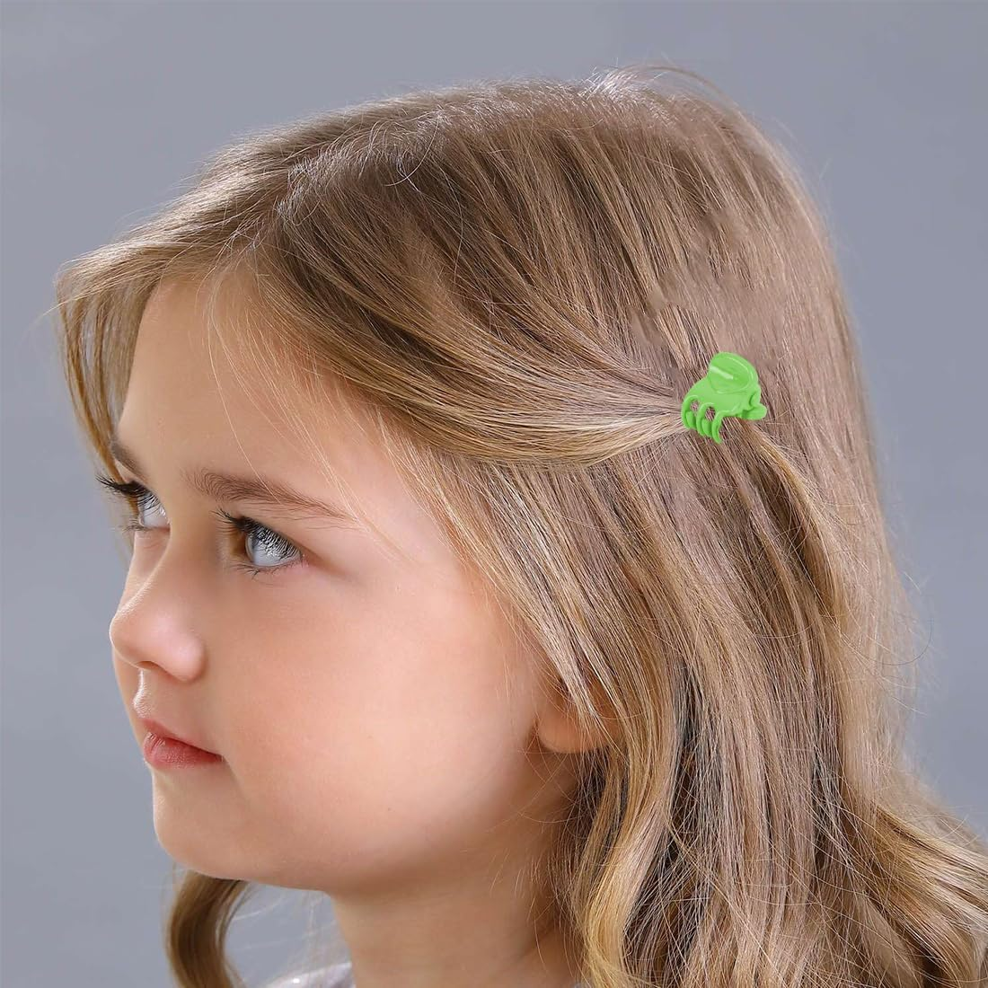 Pack of 45 1.5 Cm Small Hair Clips, Mini Hair Claws, Small Claw Clip, Plastic Small Hair Clips, Mini Hair Clips, for Girls and Women (9 Colours) image number 5