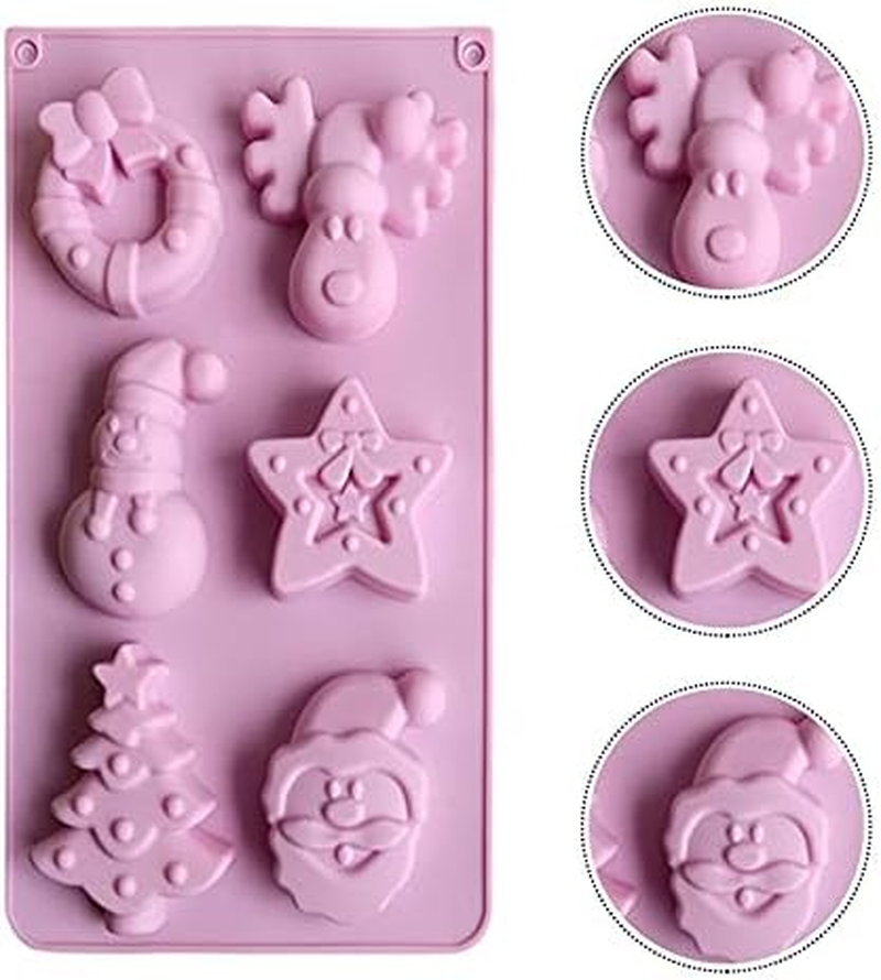 1Piece Christmas Tree Snowman Shaped Cake Mold Cupcake Making Tool DIY Baking Supplies Kitchen Mould for Xmas Party Zhengpingpai image number 5
