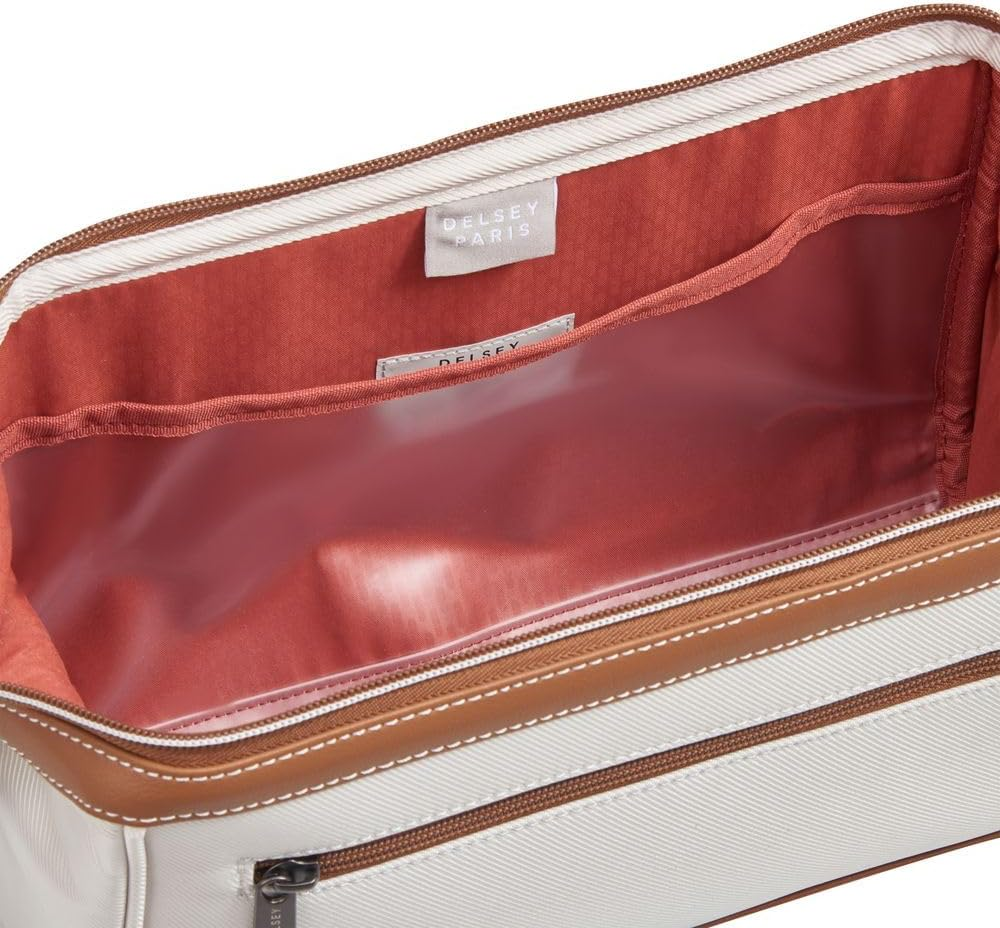 Delsey Official Delsey Suitcase, Carrying Case, RASPAIL Red, 21.8 Gal (56 L), 25.2 Inches (64 Cm), 6.1 Lbs (2.8 Kg), Lightweight, Waterproof, White (Off-White), ｰ image number 5