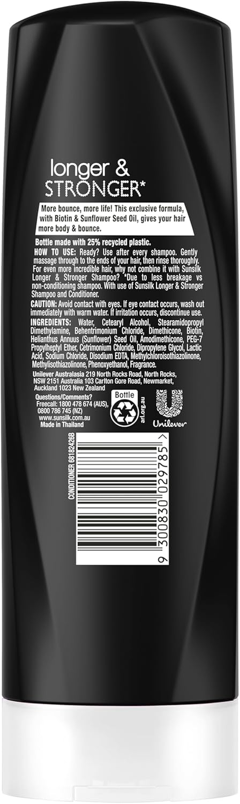 Sunsilk Longer & Stronger* Conditioner 350 Ml image number 6