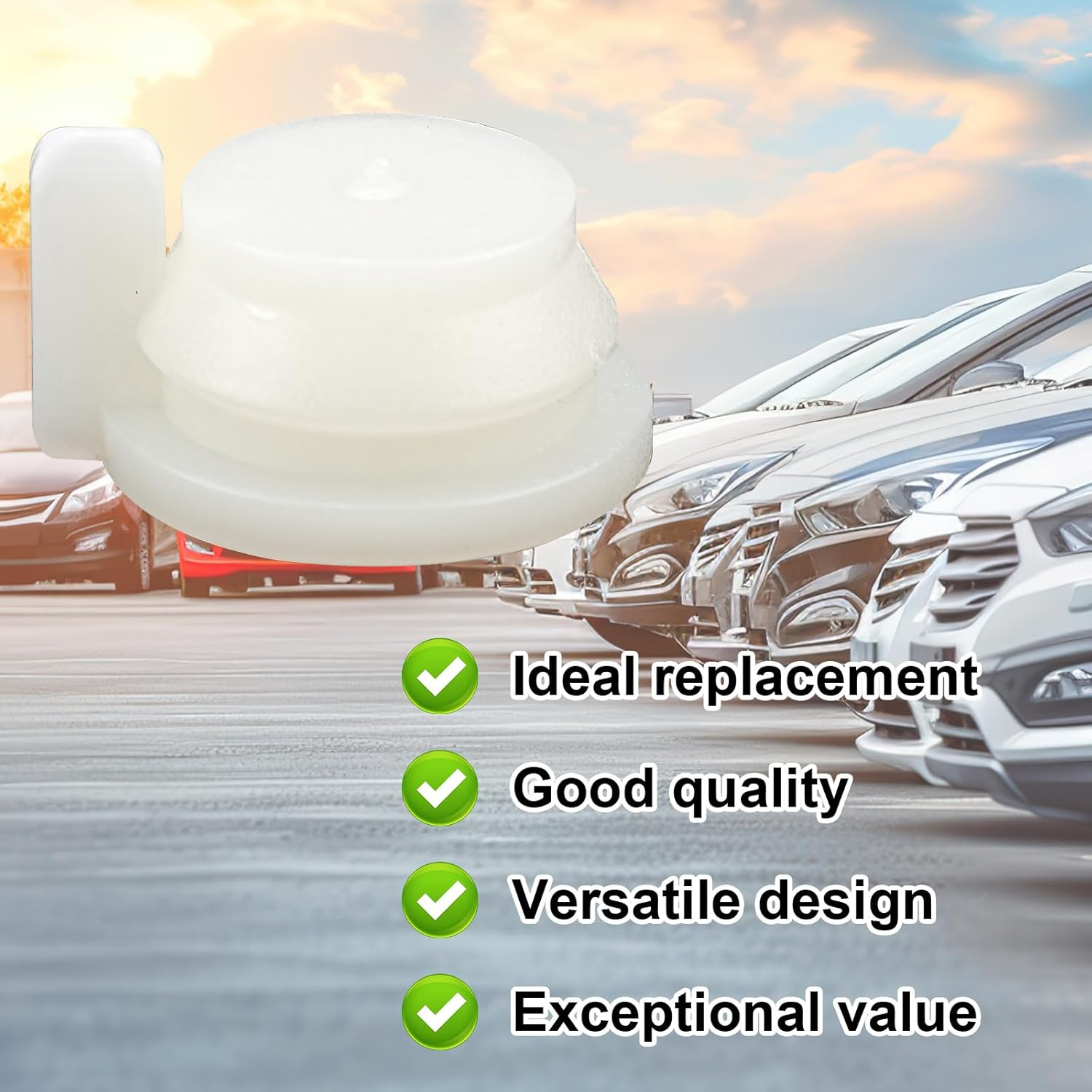 20Pcs Windshield Wiper Linkage Arm Bushing Cap Clip Nut Grommet, Universal Windshield Wiper Arm Repair Kit for Plymouth Replaces 3799089 03431634 49440 image number 5