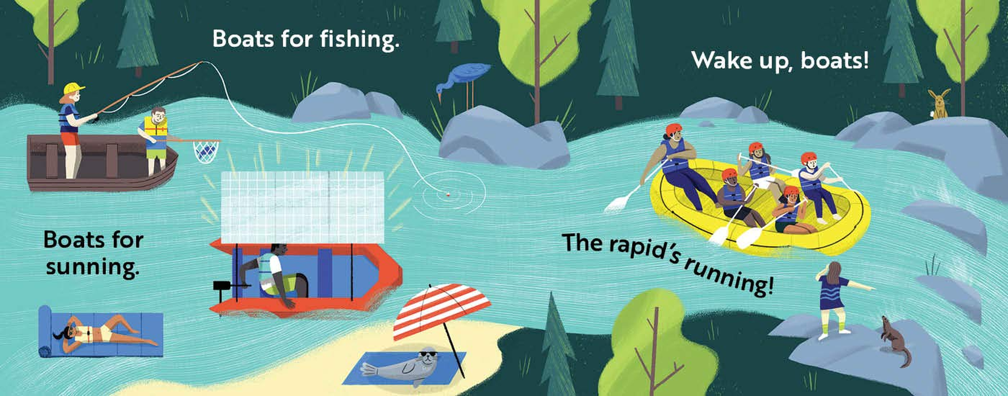 Go, Boats, Go!: Stocking Stuffer for Babies and Toddlers image number 1