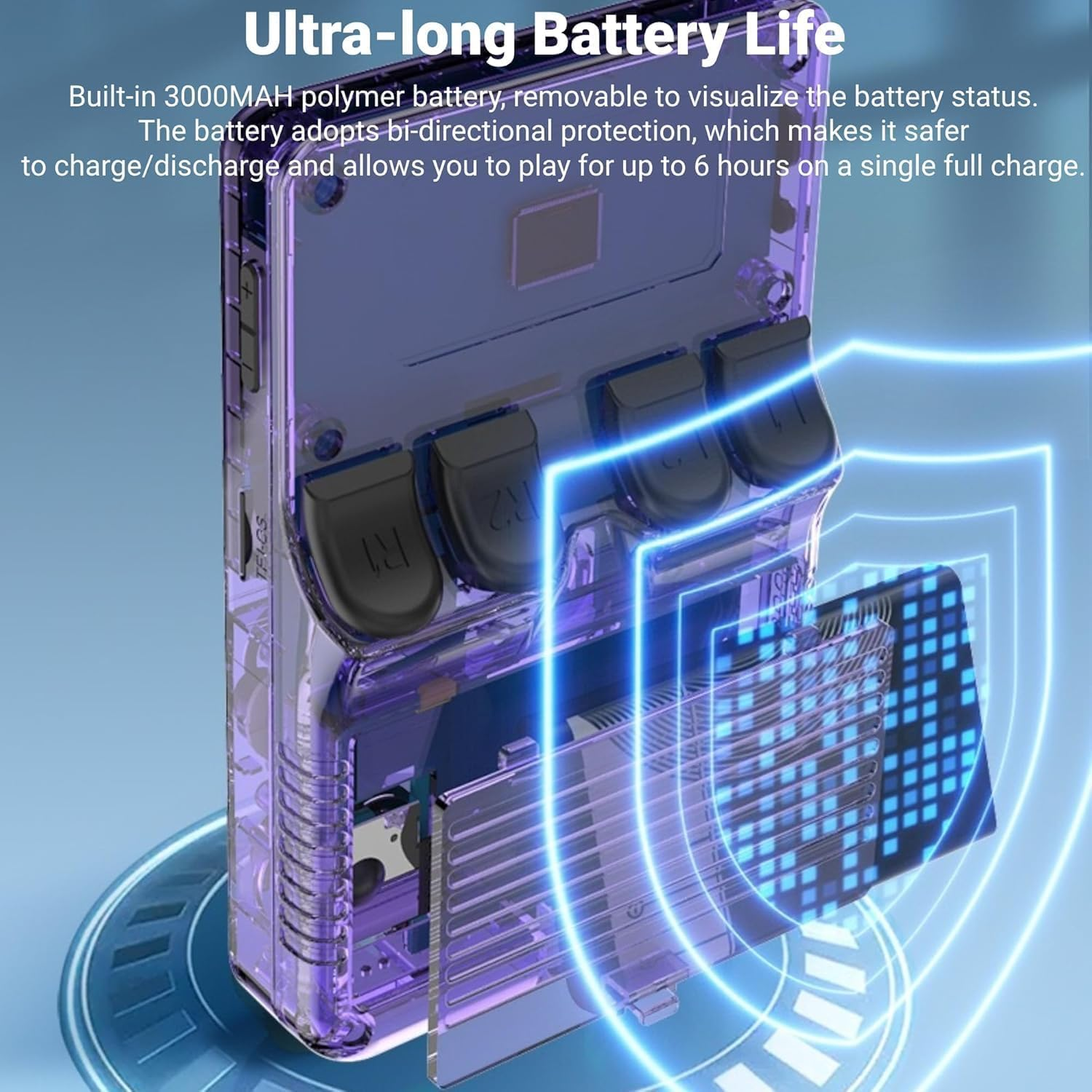 R36S Retro Handheld Game Console, 3.5In 640X480 IPS Screen, 15000+ Games More than 11 Retro Emulator Systems, DDR3L 1GB Retro Video Gaming Console with Dual 3D Joystick image number 1