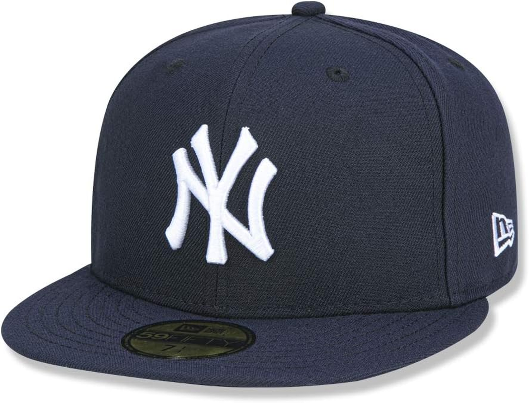 New Era Mens New York Yankees MLB Authentic Collection 59FIFTY Cap - Blue