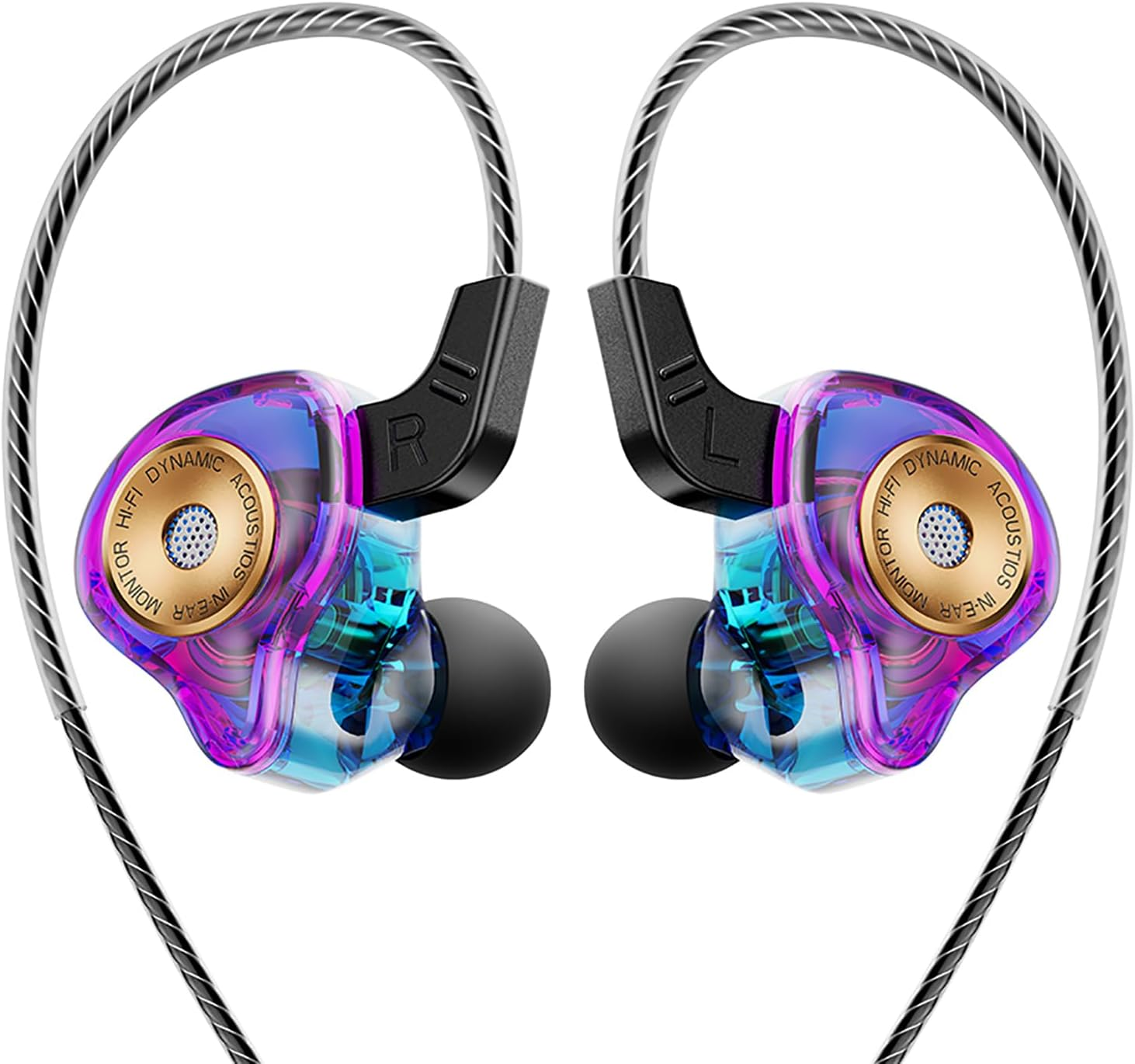 QKZ Ak6-Ultra Wired Earphones 3.5Mm AUX In-Ear Headset with MIC Dynamic Hifi Sound Earbuds Sports Game Music for Phone Tablet PC (Colful) image number 4