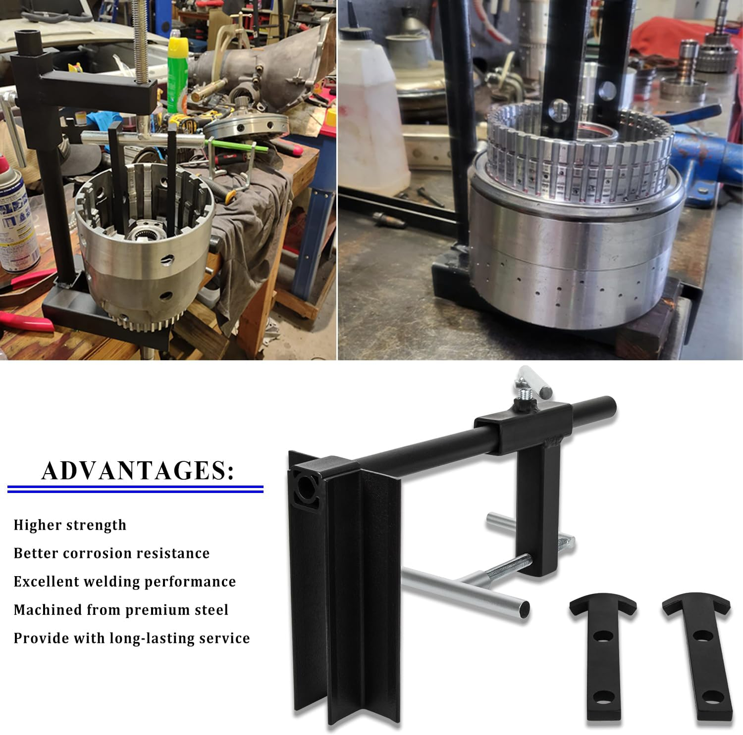 Bonbo T-0158 Universal Clutch Drum Spring Compressor Transmission Tool Heavy Duty Steel image number 5