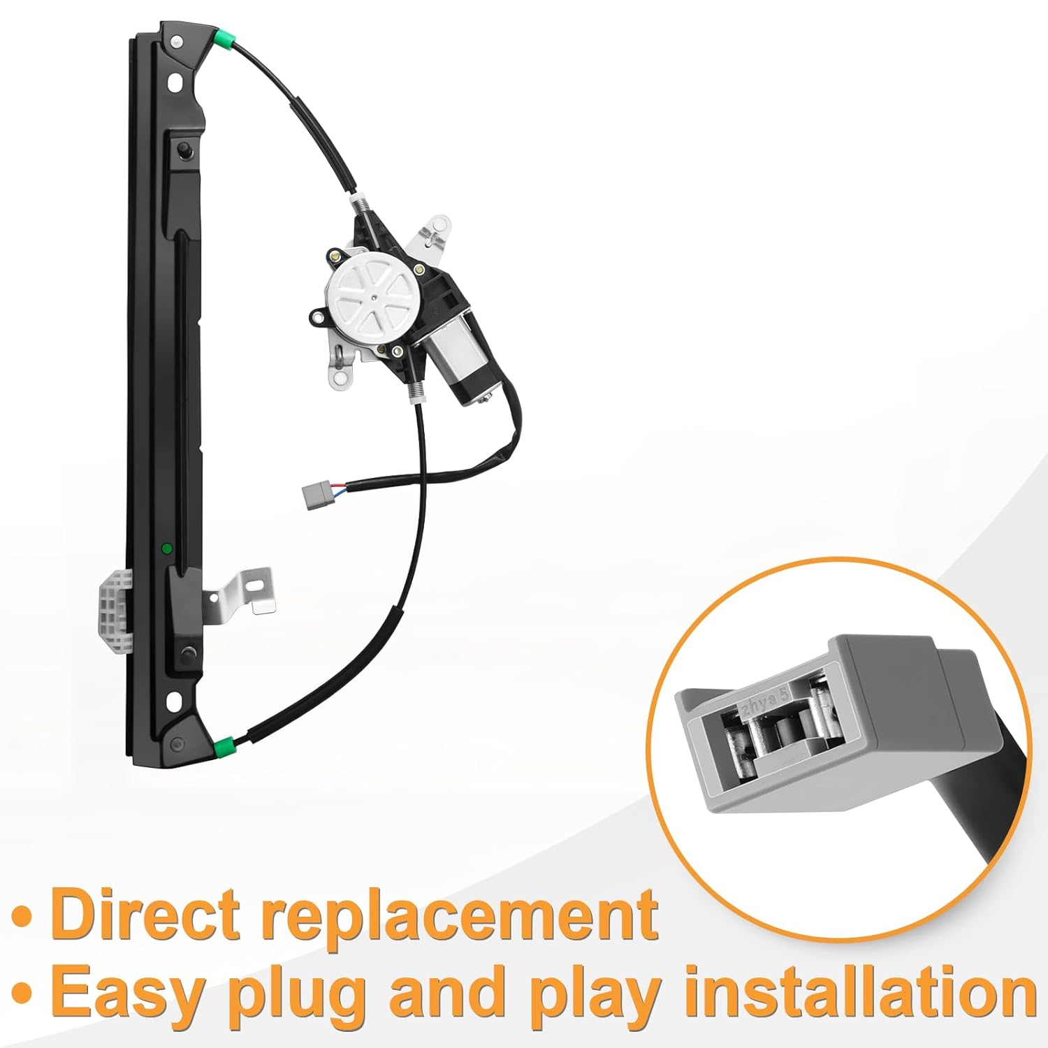 Rear Passenger Side Power Window Regulator W/Motor Replacement for 2002-10 F-Ord Explorer, 2007-10 Fo-Rd Explorer Sport Trac, 2002-10 MERC-URY Mountaineer, 2003-05 Lin-Coln Aviator, Right, 748-507 image number 6