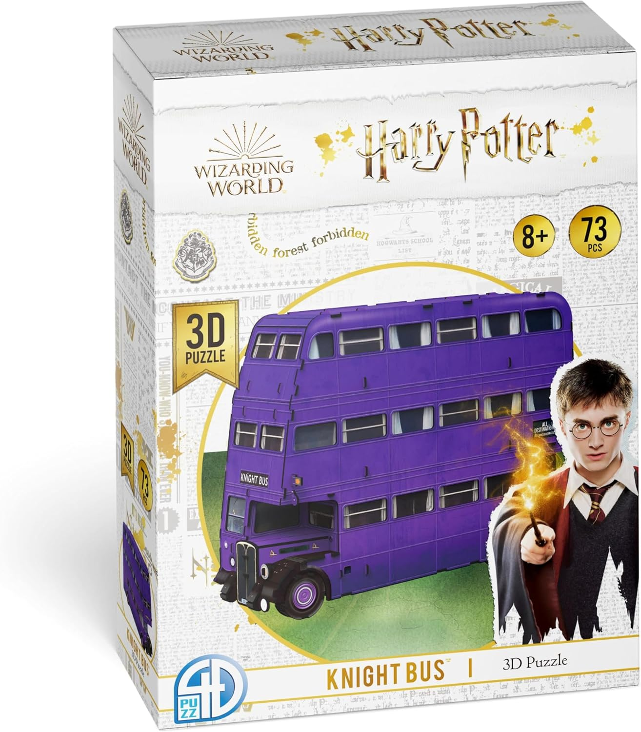 Harry Potter the Knight Bus 3D Puzzle 73-Pieces Set image number 2