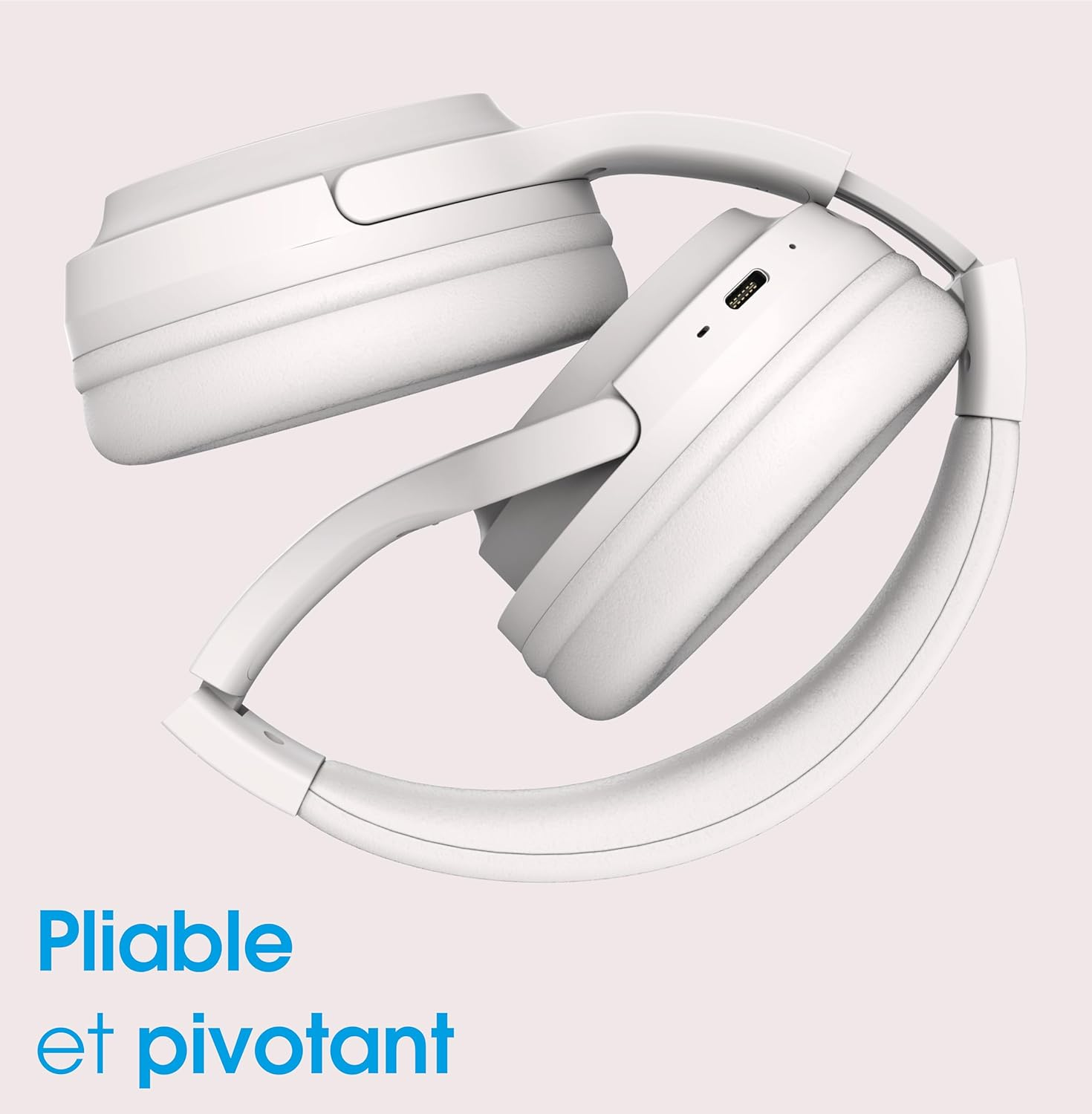 RYGHT Tempo Wireless Headphones, Clear Stereo Sound, 20 Hours Battery Life, Foldable, Lightweight, Music Control, Volume, Answer Calls, Voice Assistant, Activate Voice Assistant, Padded Ear Cups image number 6