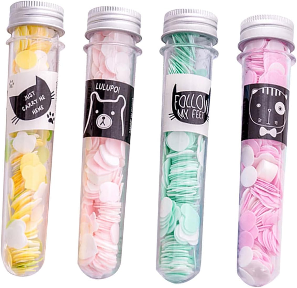 GRIRIW Travel Soap Paper Sheets 4Pcs Disposable Soap Flakes for Hand Washing Portable Bath Sheets for Outdoor Travel and Camping image number 5