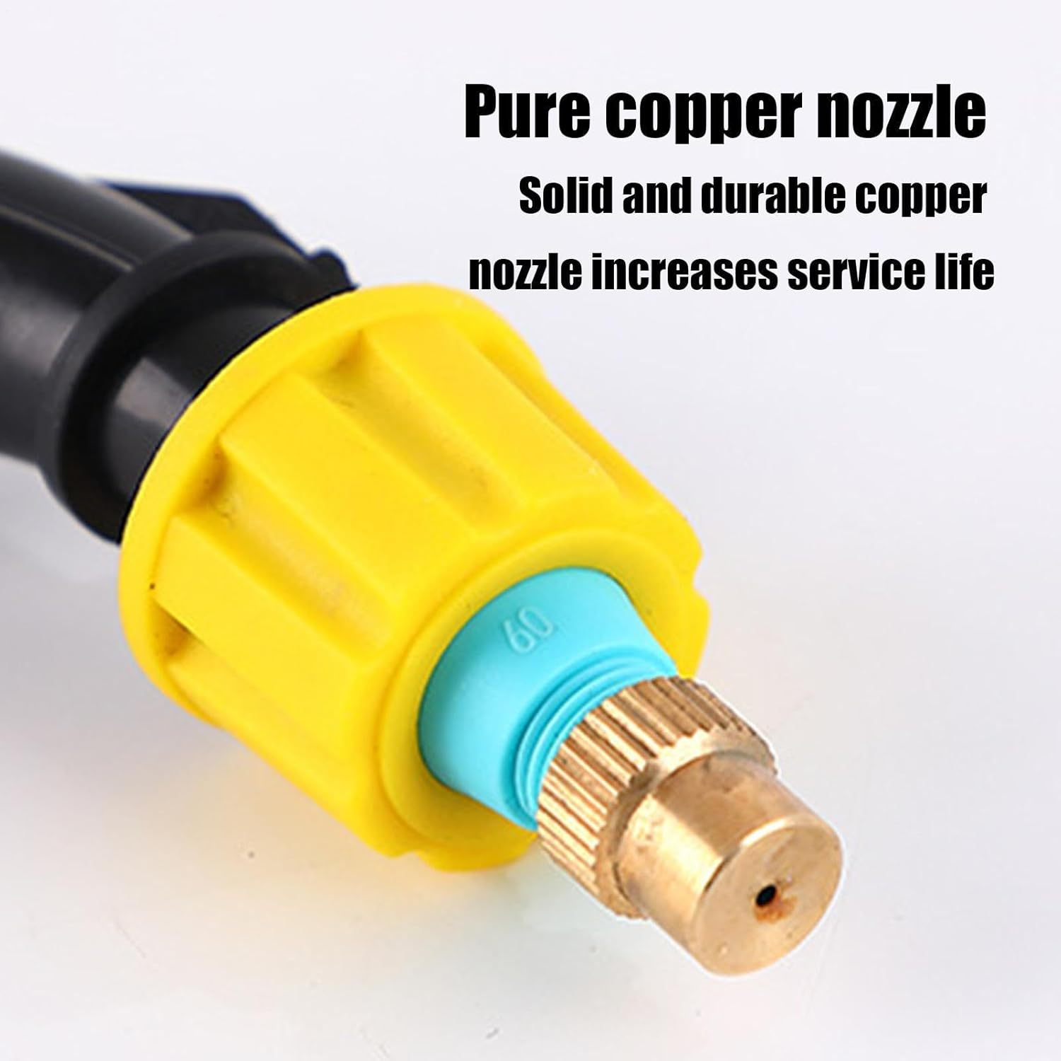 Electric Sprayer - USB Charging Garden Spray Snoot, Copper Nozzle Water Jets Tool | High Pressure Battery Powered Hose for Outdoor Plant Care, Lawn Watering, Rechargeable Compact Gardening Equipment image number 3