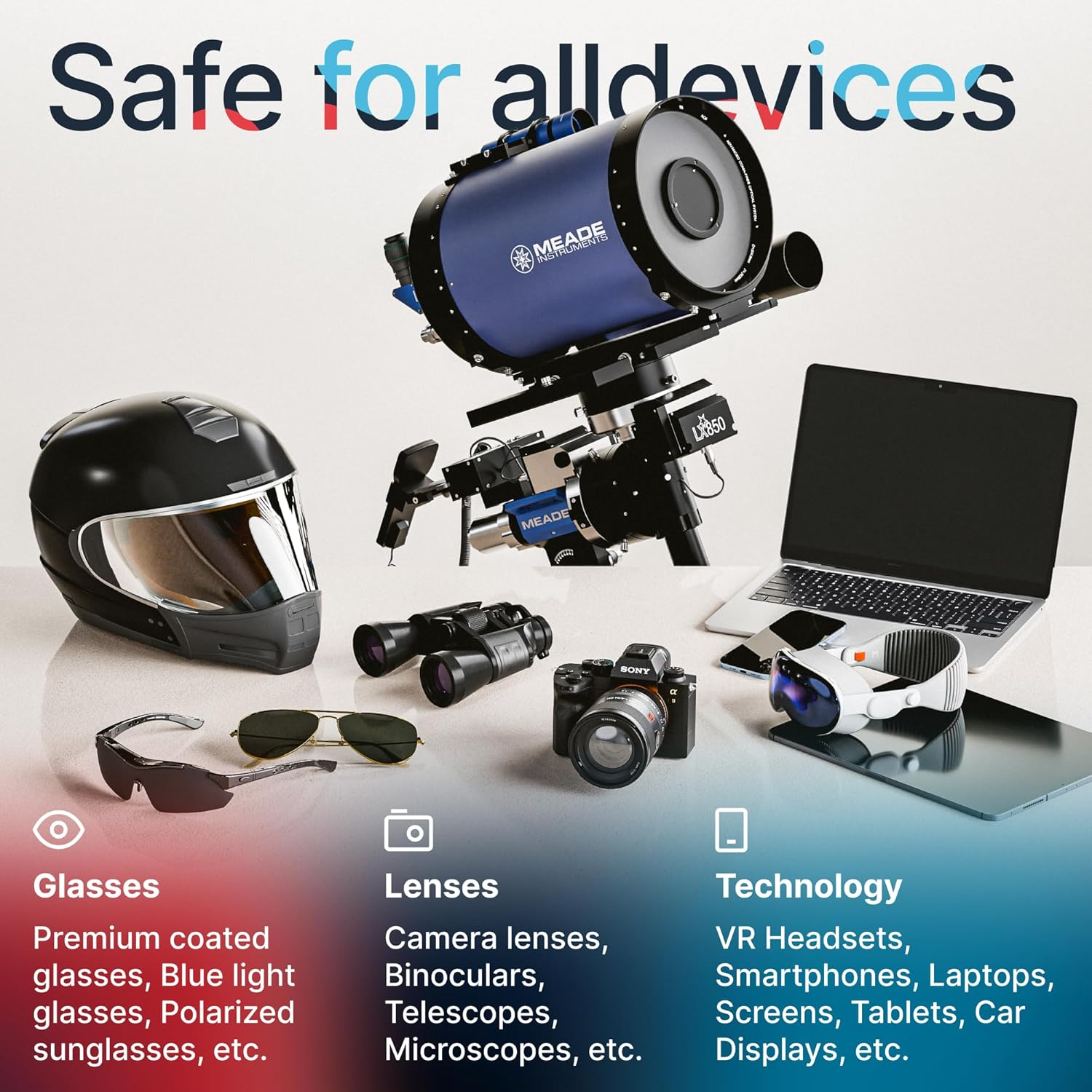 Koala Eyeglass Lens Cleaner Spray Kit | (2X) Glasses Cleaner Bottle + (2X) Microfiber Cloth | Alcohol Free Eyeglasses, Screen, and Camera Cleaning Kit | Made in USA (4 Piece Set) image number 6