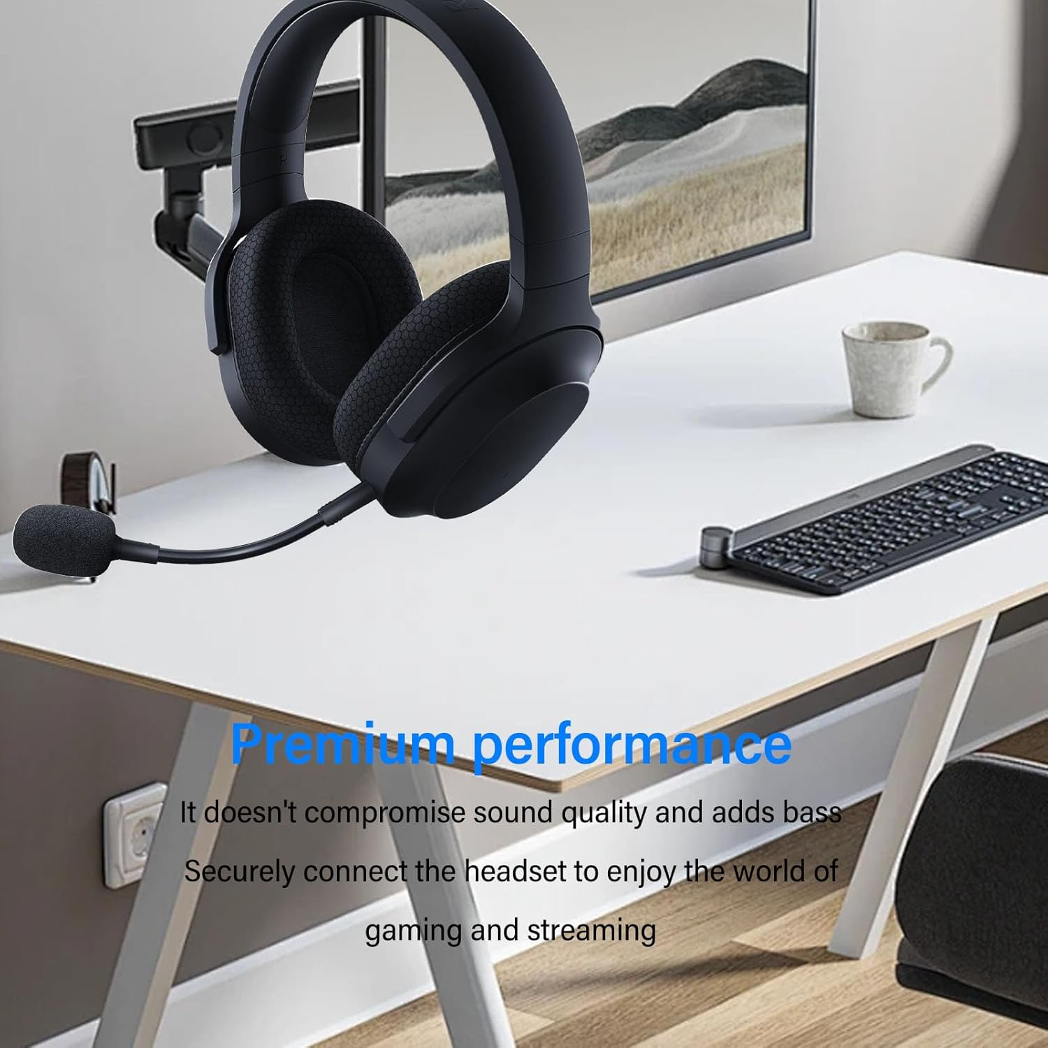 Mic Replacement for Barracuda X Gaming Headphone, 3.5Mm Detachable Mic Boom, Noise Cancelling Microphone (Black) image number 6