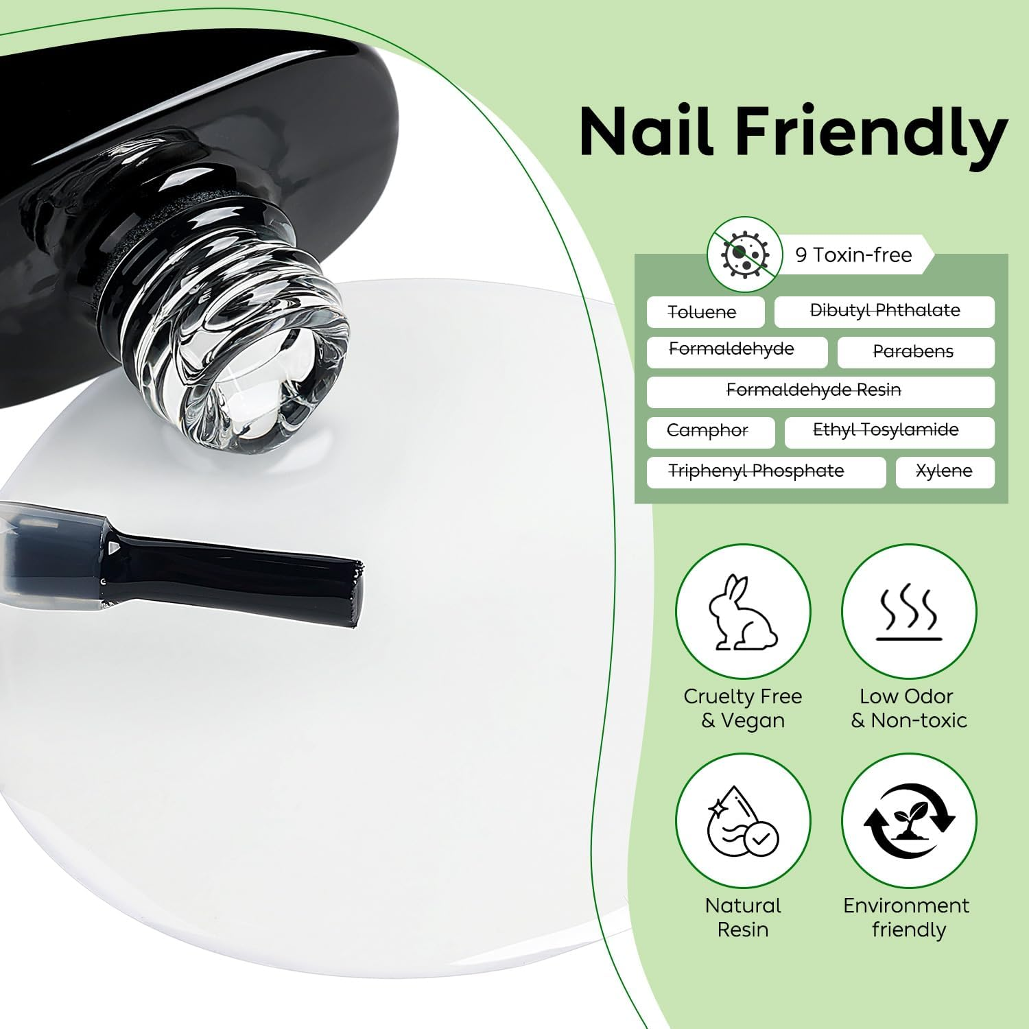 Luxbon 2 Pcs 15Ml Nail Primer & Nail Dehydrator Set - Long Lasting, Shine Finish, UV LED Nail Lamp Soak off Gel Nail Prep Set Manicure - Bt15Ml image number 4