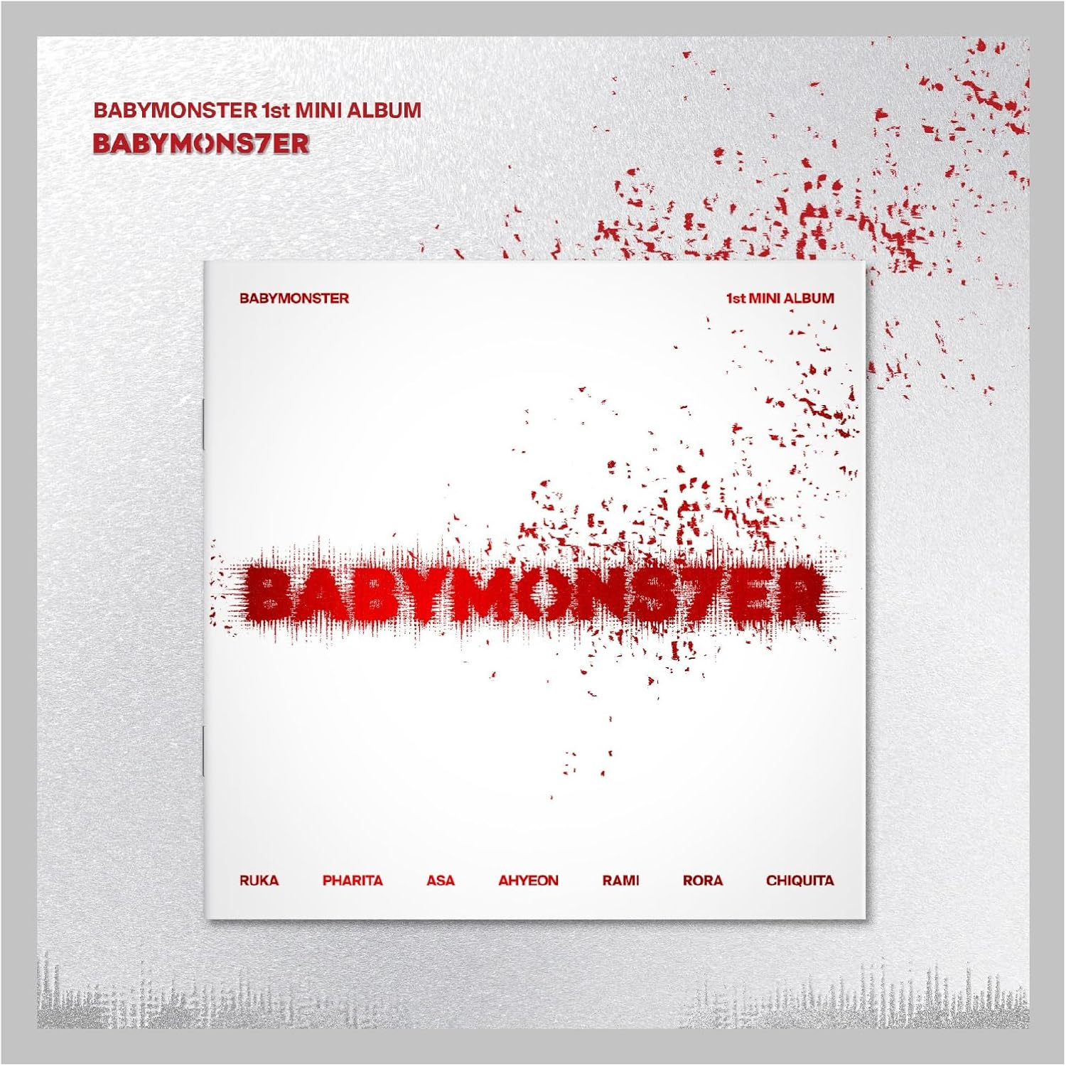 BABYMONSTER BABYMONS7ER 1St Mini Album Contents+Photobook+Photocard+Etc+Tracking Sealed BM (PHOTOBOOK Version) image number 3