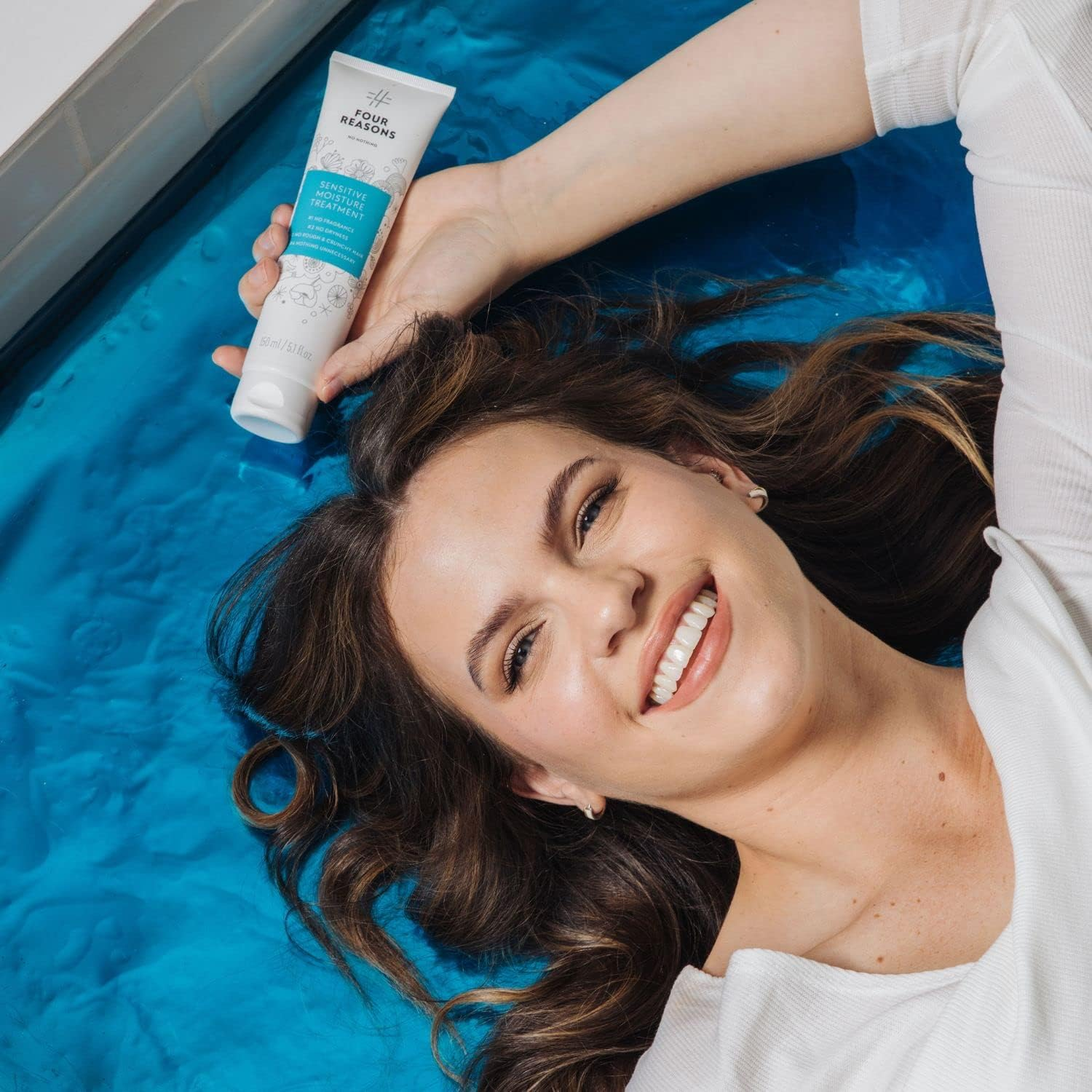 No Nothing Four Reasons Sensitive Moisture Treatment - Fragrance-Free, Moisturising Intensive Treatment - for Dry and Damaged Hair | 100% Vegan | 150 Ml