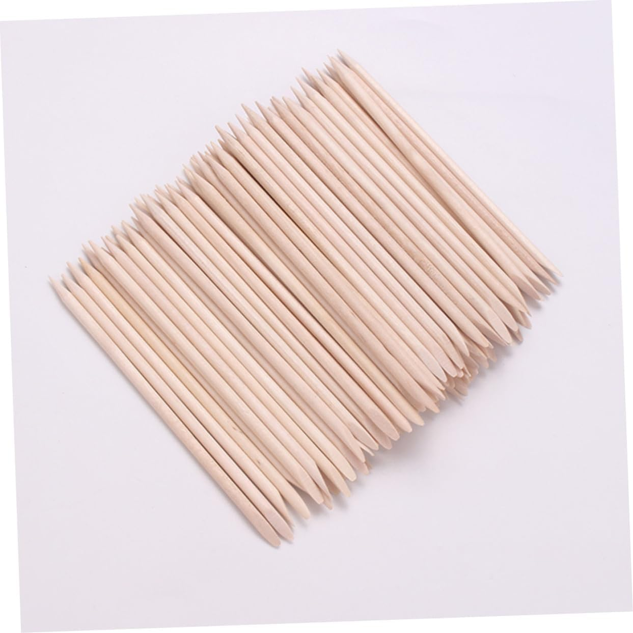 500 Pcs Wax Applicator Sticks Multi Functional Beauty Wood Nail Sticks for Manicure Eyebrow Waxing Hair Removal Double Sided Design Smooth Finish for Detailed Areas