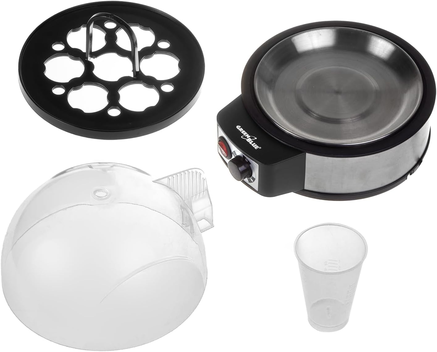 Greenblue Automatic Egg Cooker, Power 400W, up to 7 Eggs, Measuring Cup, 220-240V~, 50 Hz, GB573 image number 4