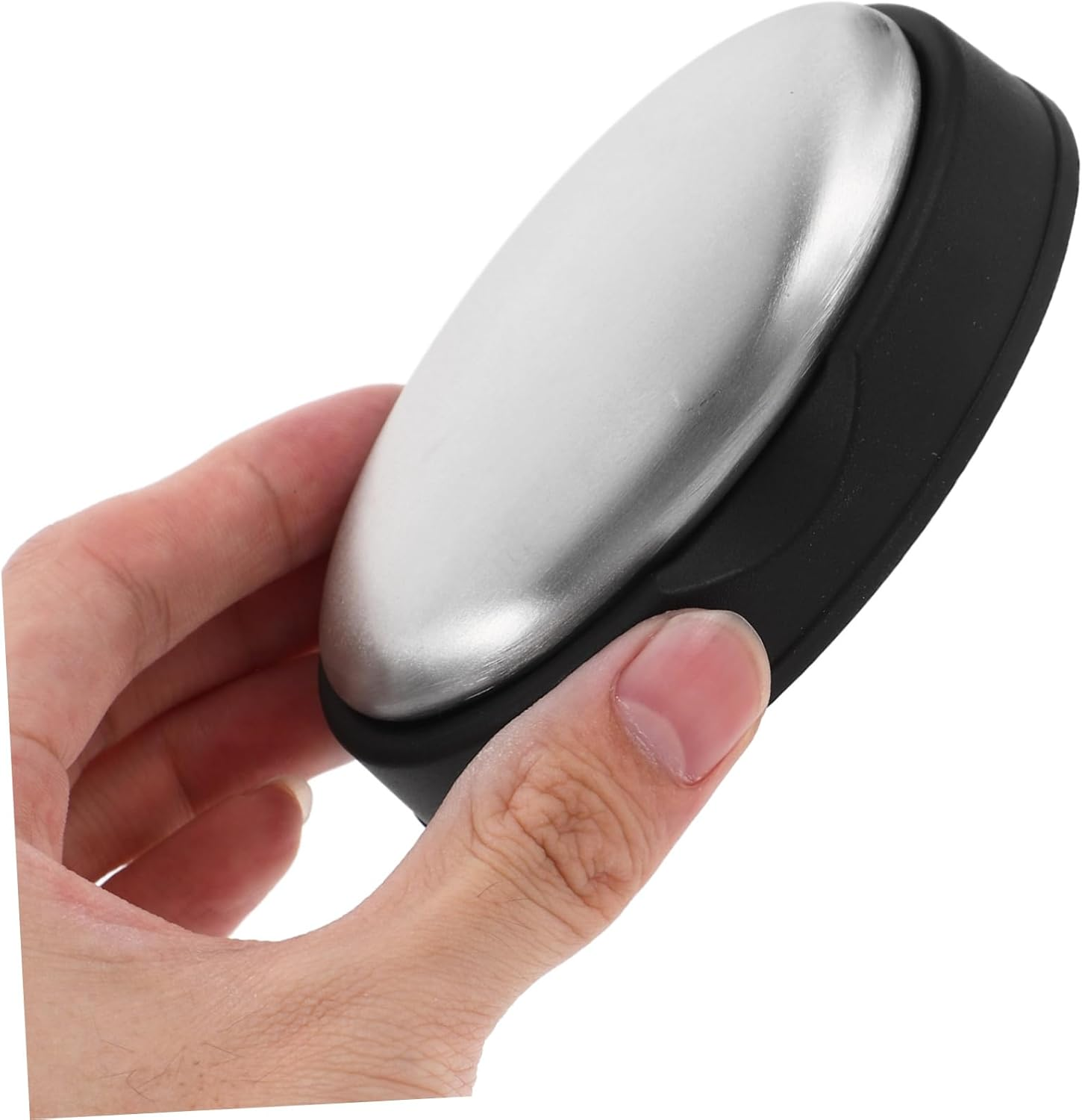 IMIKEYA Stainless Steel Odor Remover Soap Metal Soap for Kitchen Use for Eliminating Fish and Garlic Smells Compact Design for Easy Hand Cleaning with Base image number 4