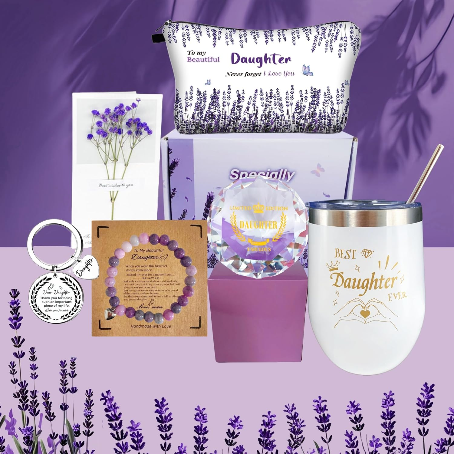 Gifts for Mum, Mum Birthday Gifts, Birthday Gifts for Mum, Mum Gifts, Mothers Day Gifts, Best Mum Mug, Presents for Mum, Christmas Purple Gifts for Mum, Mom Birthday Gifts Hamper