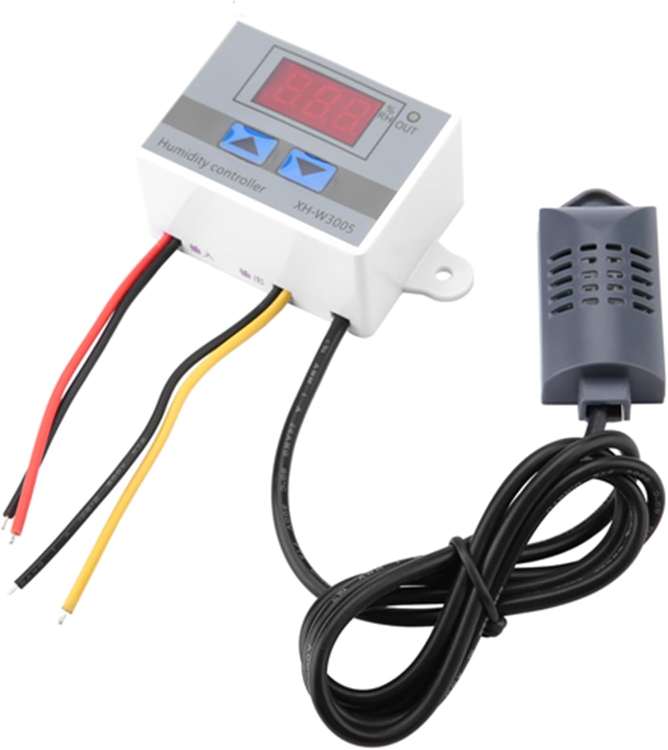 Digital Humidity Controller, Humidity Control Switch, Hygrometer Switch Controller Humidity Sensor, Wide Measuring Range of Humidity 00%~99% RH (220V) image number 5