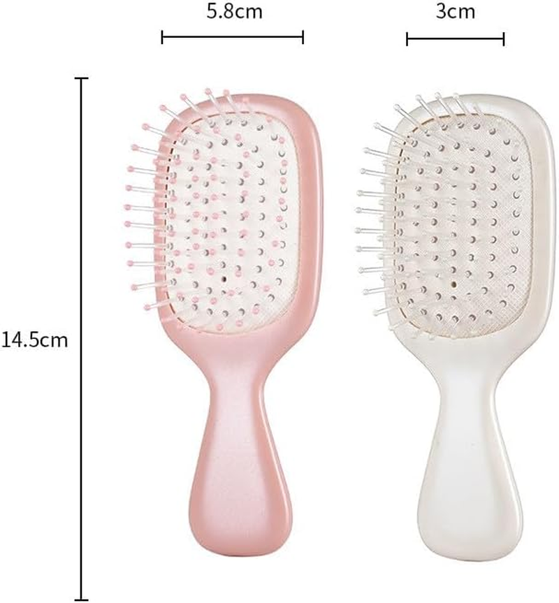 Mini Detangling Hair Brush, 3Pcs Small Detangler Hair Brushes,Wet Brush Squirt Detangling Brush,Mini Detangling Hair Brush,Small Paddle Hair Dry Hair Brush,Small Air Cushion Hair Brush for Travel image number 6