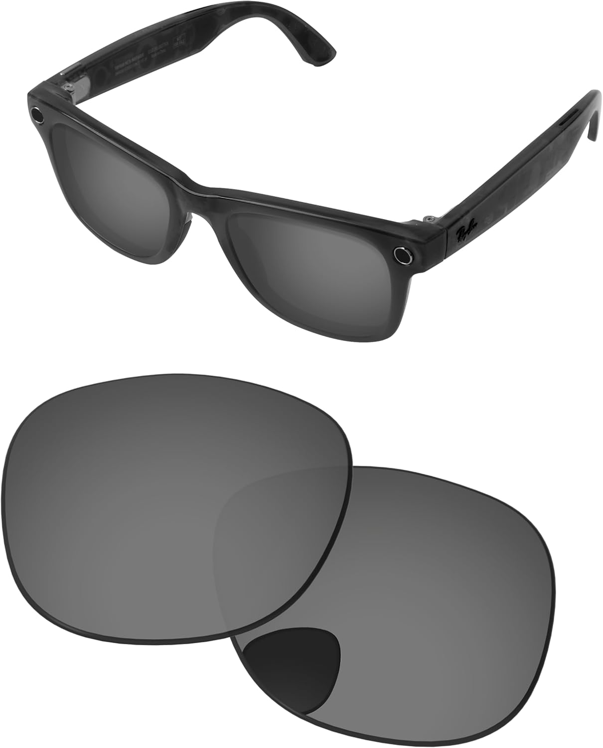 Replacement Lenses Compatible with Ray-Ban Meta RW4008 53Mm Sunglass