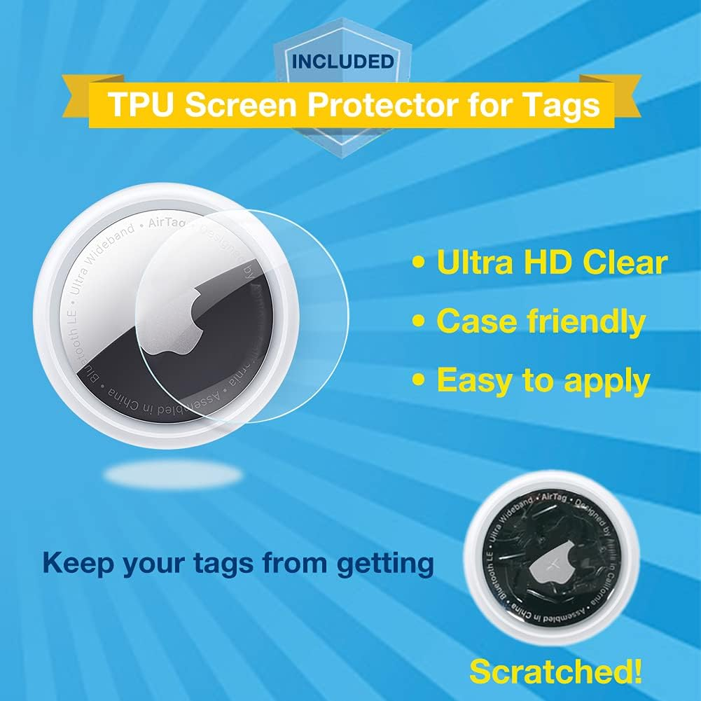 Cat Collar Holder for Airtag, Cat & Small Dog Harness Case for Air Tag - A6 Avocado Green, Violet image number 5