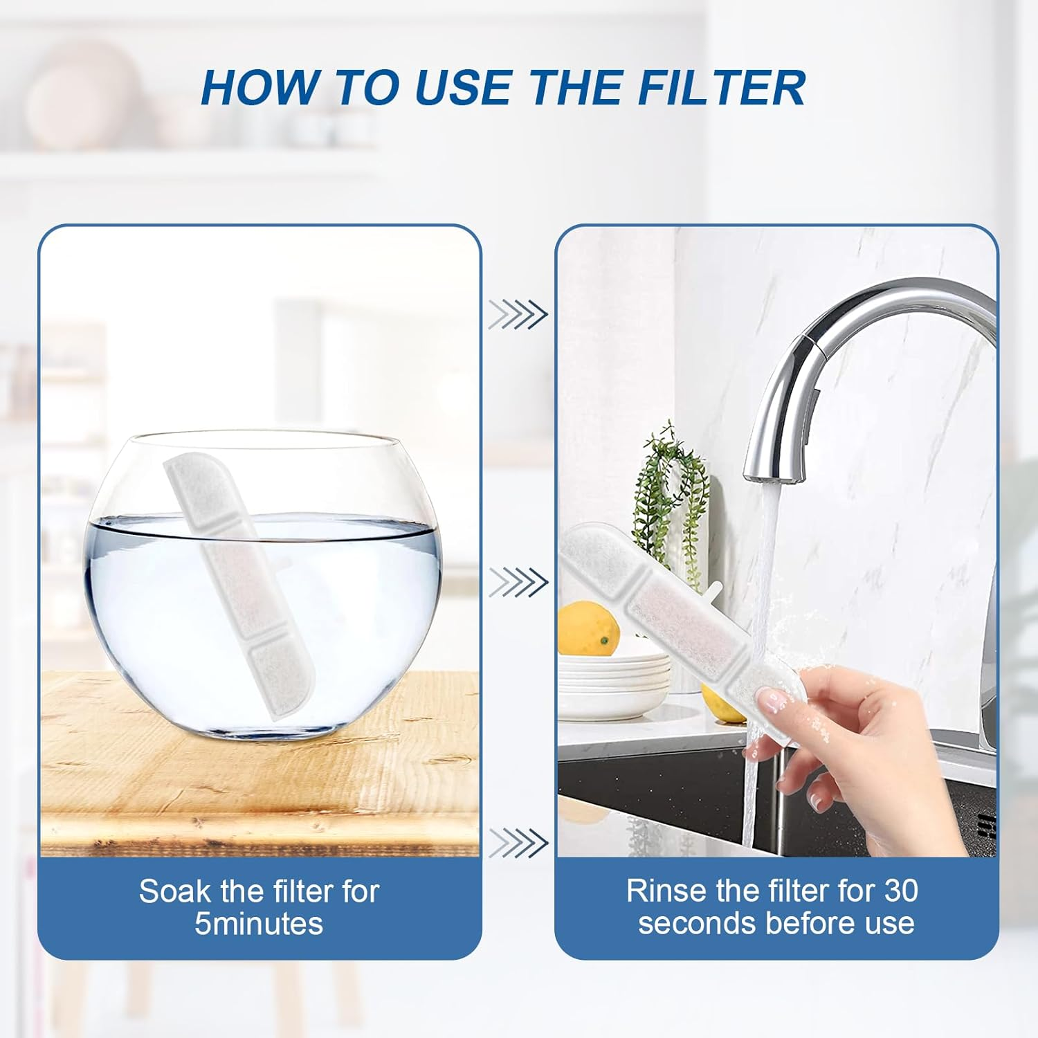 Vindox Cat Fountain Filter, 24 Pack, 12 Activated Carbon & Ion Exchange Resin Filters, 12 Foam Filters for 2.5L DPWFP6 Cat Fountain