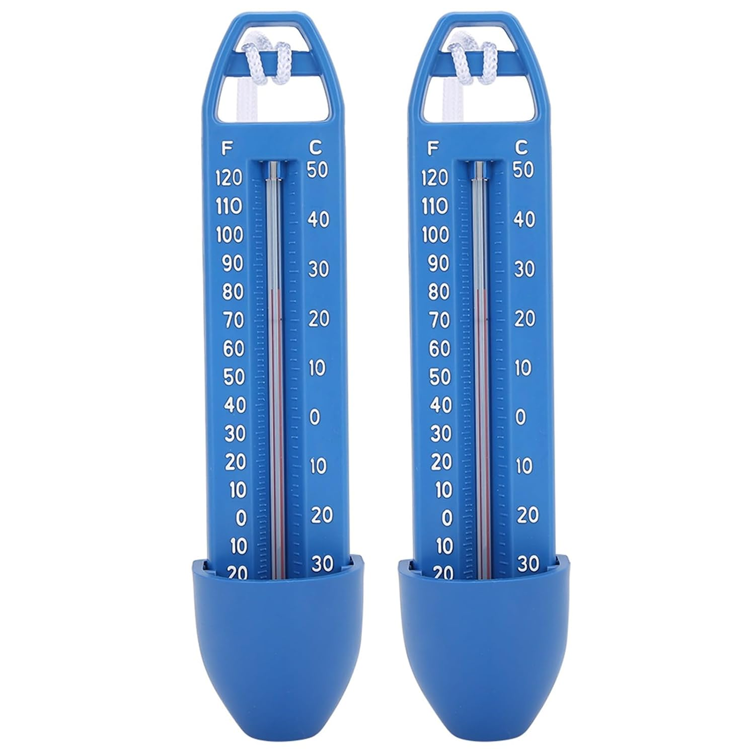 Pool Thermometer, Shatterproof Plastic, Accurate Water Temperature Reading, Ideal for Swimming Pool Spa Hot Spring 16.5X3.7Cm image number 5