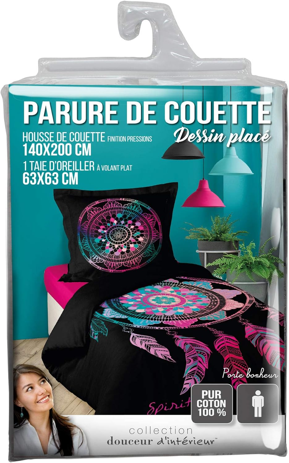 Douceur D'Int&eacute;rieur 2-Piece Bedding Set 140 X 200 Cm Lucky Charm image number 3