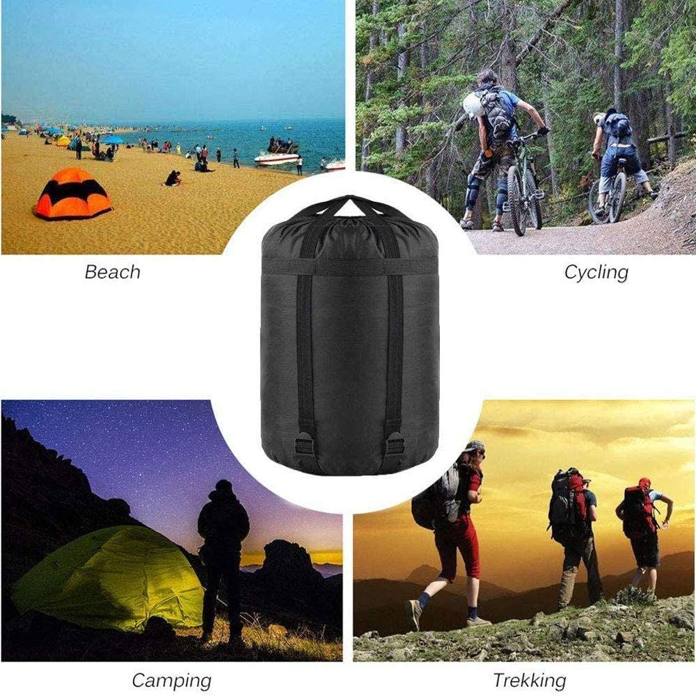 MOOCY Compression Stuff Sack, 20L、45L Stuff Sack Compression Sleeping Bag Storage Stuff Sack Organizer - Great Sleeping Bags Clothes Camping Hiking Backpacking image number 3