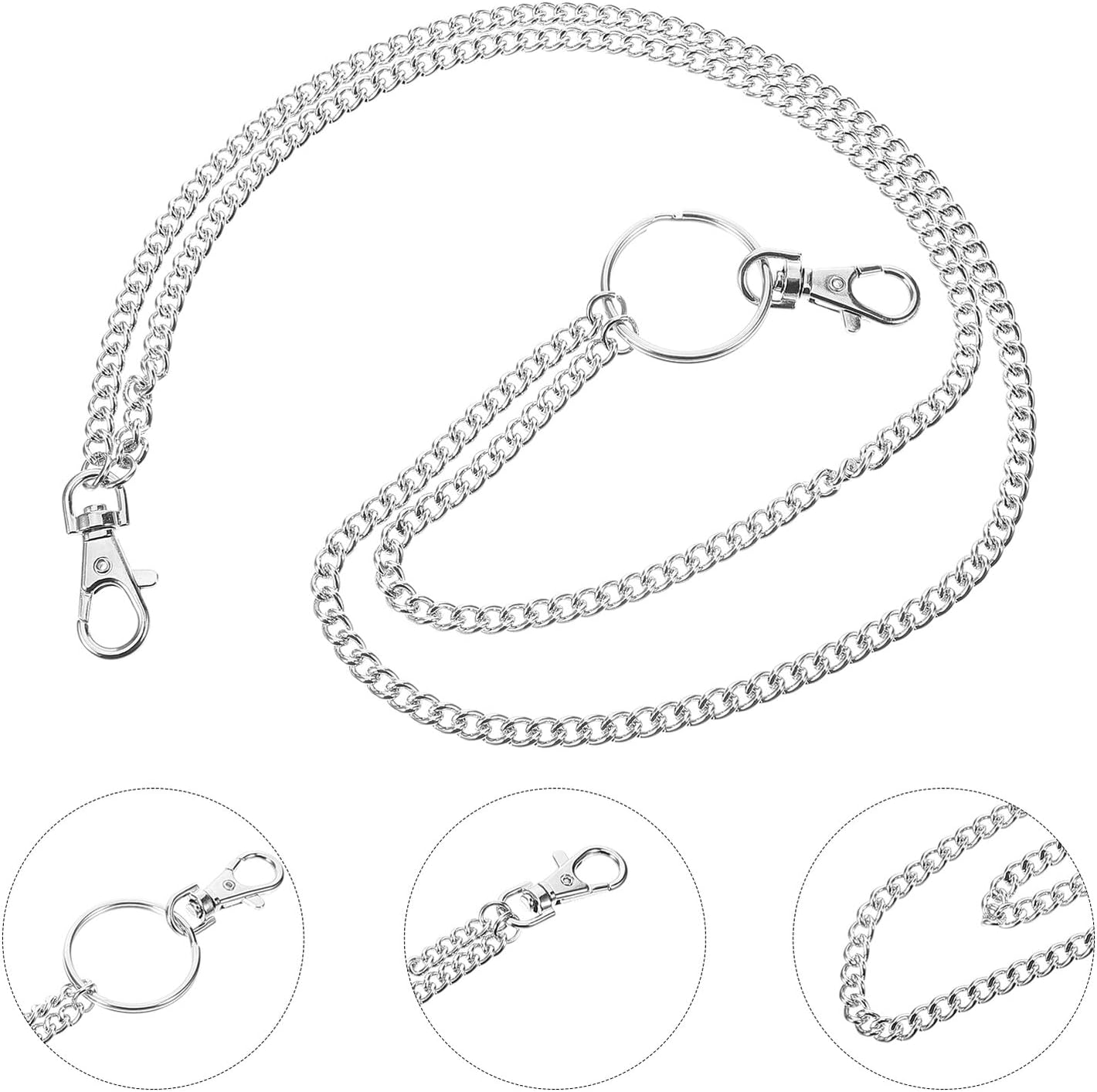 SOLUSTRE Pants Chain for Men Wallet Chain Punk Style with Lobster Clasp Decorative Accessory for Streetwear and Hip Hop Clothes image number 1