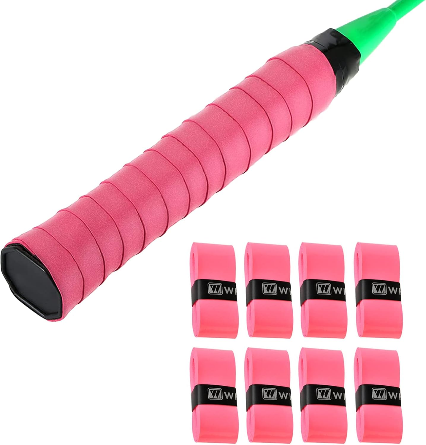 8Pcs Tennis Racket Grip Tape Outdoor Tape Handle Antiskid Badminton Accessories Racquet Band Grips Protector