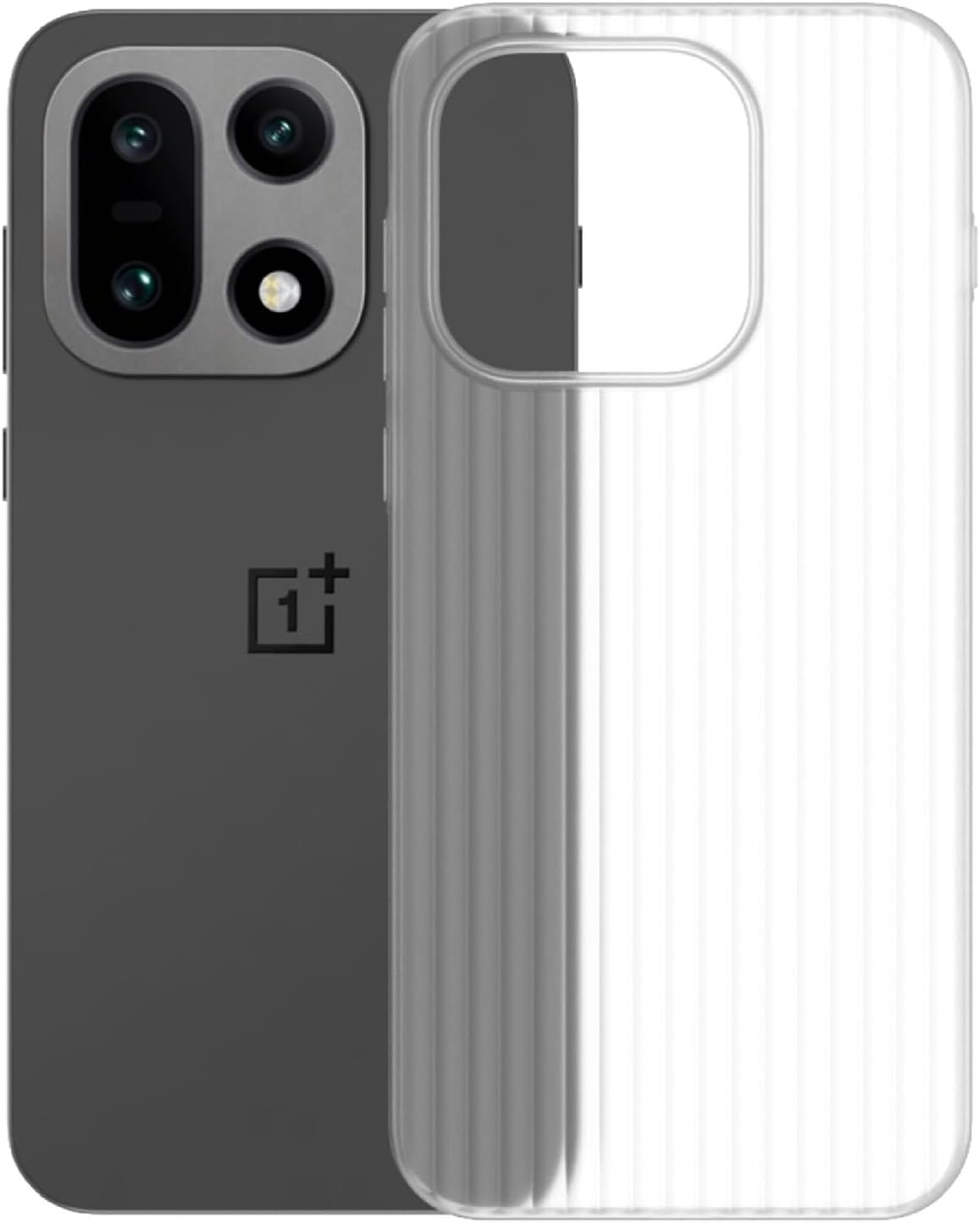 GIOPUEY Case Compatible with Oneplus 15, Hard PC Material Case, Comfortable and Smooth to Touch Mobile Phone Case, Shockproof, Anti-Fingerprint Cover - Translucent image number 5