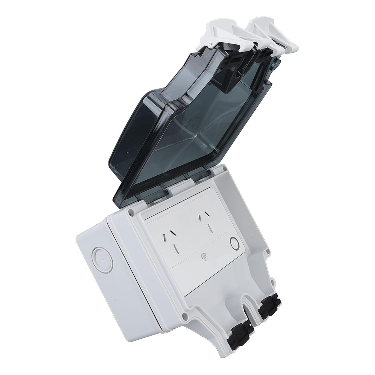 Wifi Smart Plug, IP66 Waterproof Safety Lock Hole Wifi Smart Socket for Outdoor (SNW-2AU) image number 1