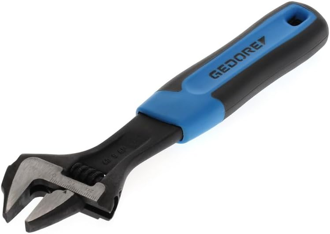 Gedore Phosphated Adjustable Open End Spanner, 12-Inch Length
