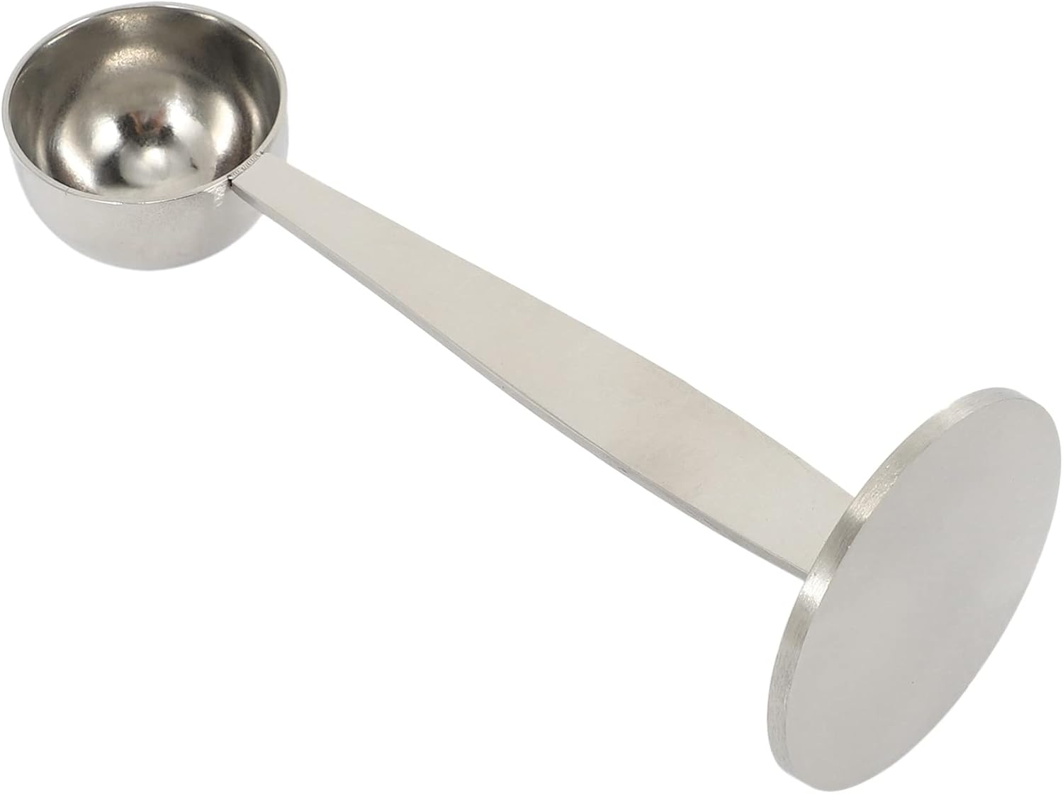 2X Espresso Stand Coffee Measure Tamper Spoon Stainless Steel Coffee & Tea Tools Measuring Tamping Scoop 1 Pieces Silver image number 5