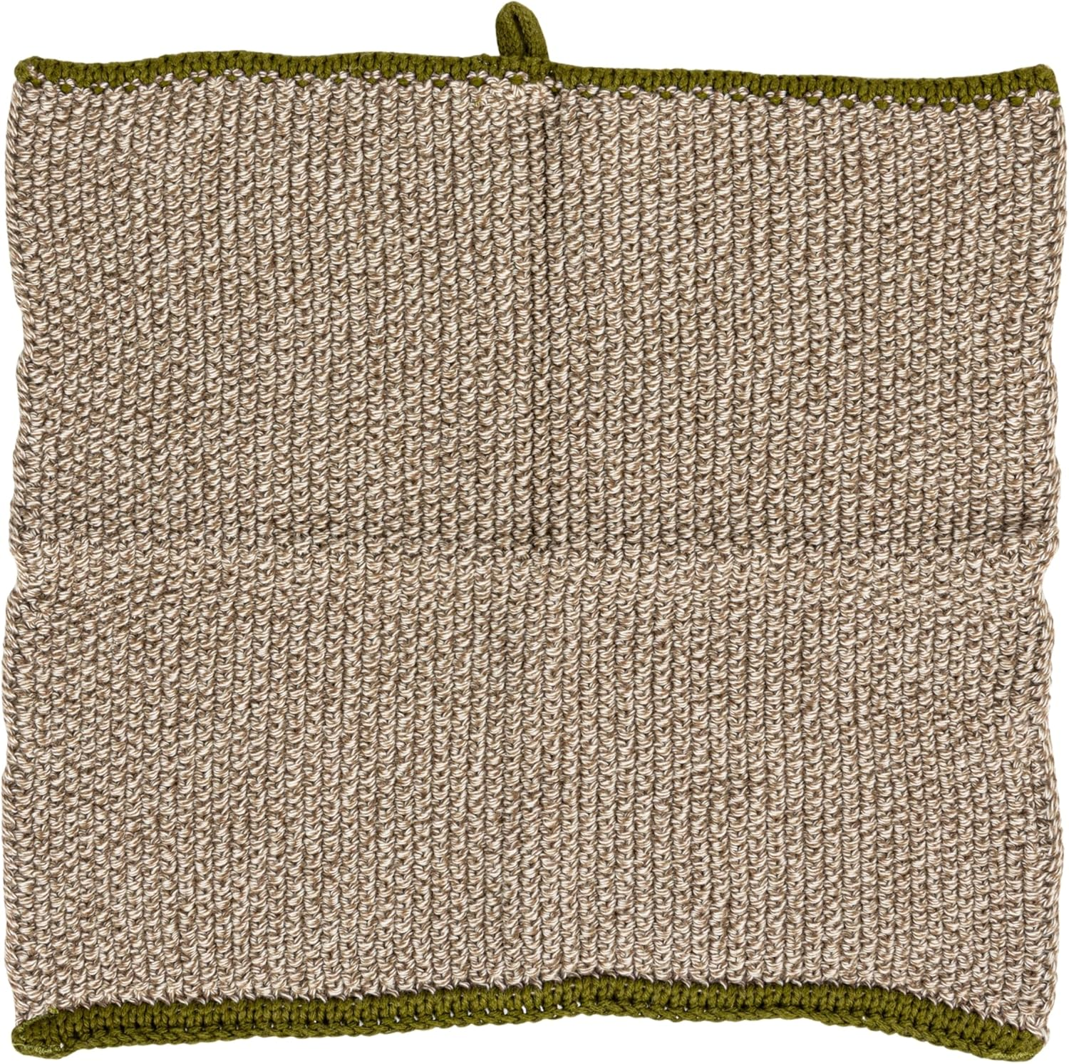 Creative Co-Op Square Cotton Knit (Set of 2) Dish Cloth, Multi